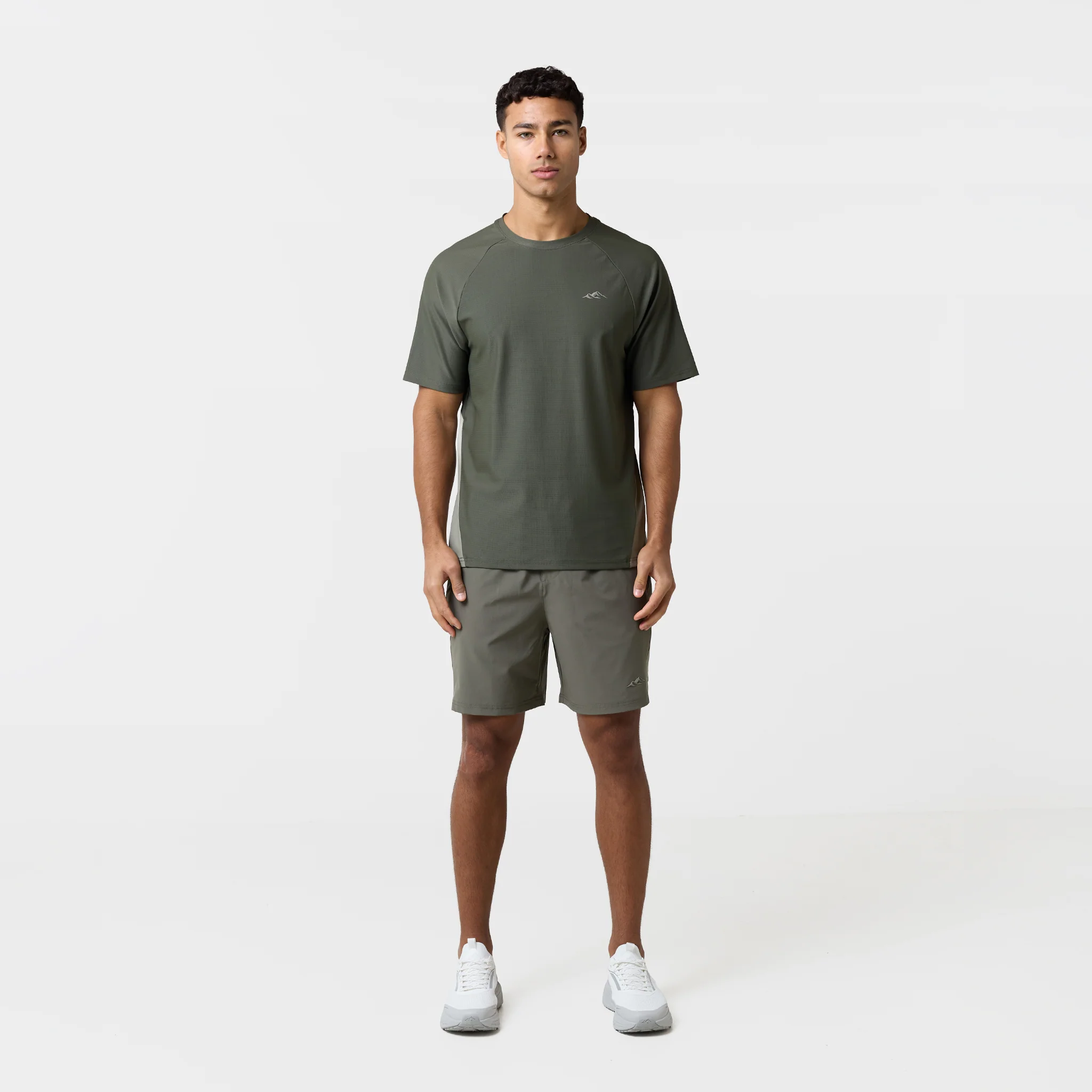 2-Pack Colourblock Training Twinset | Khaki/Light Blue - Image 11