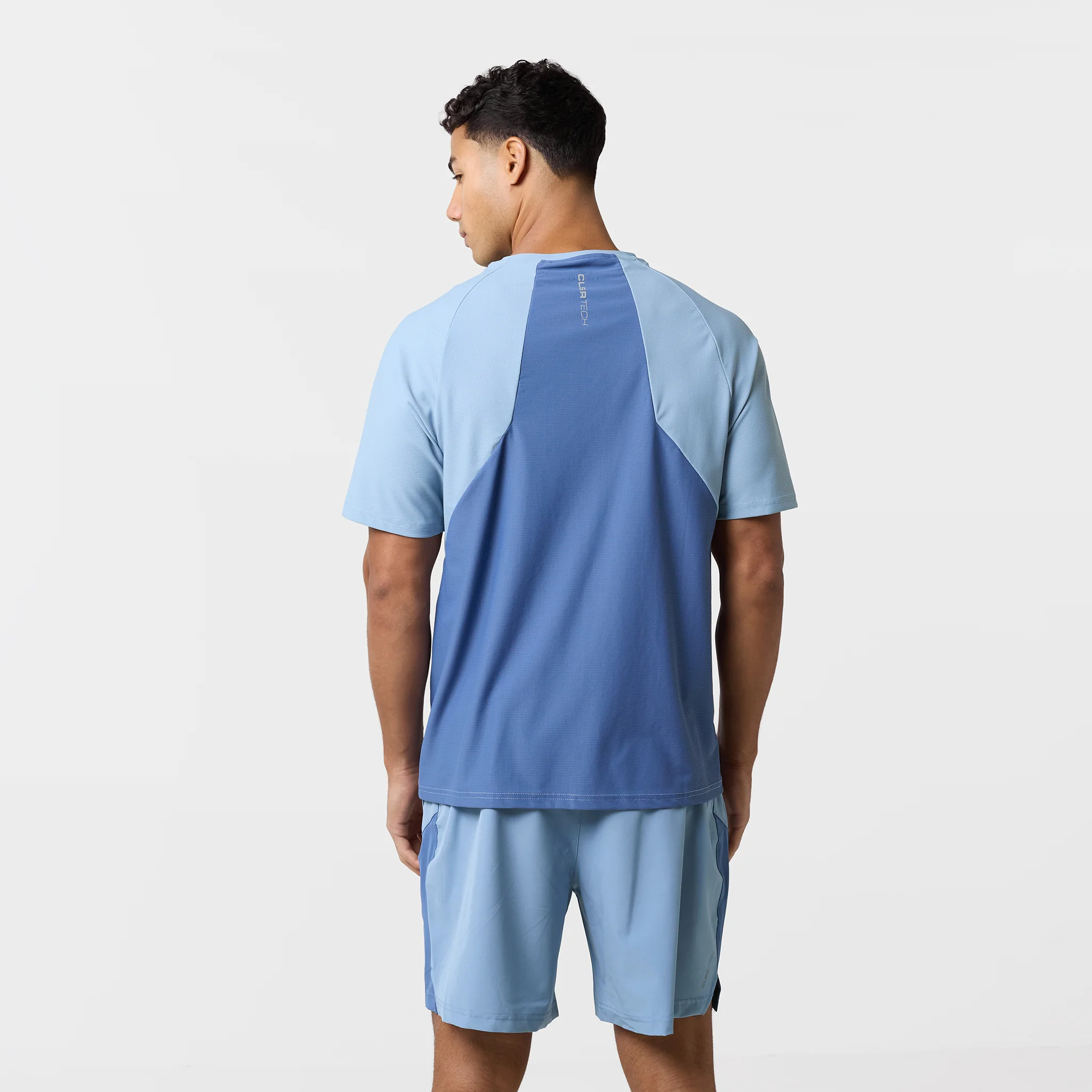 2-Pack Colourblock Training Twinset | Khaki/Light Blue - Image 15