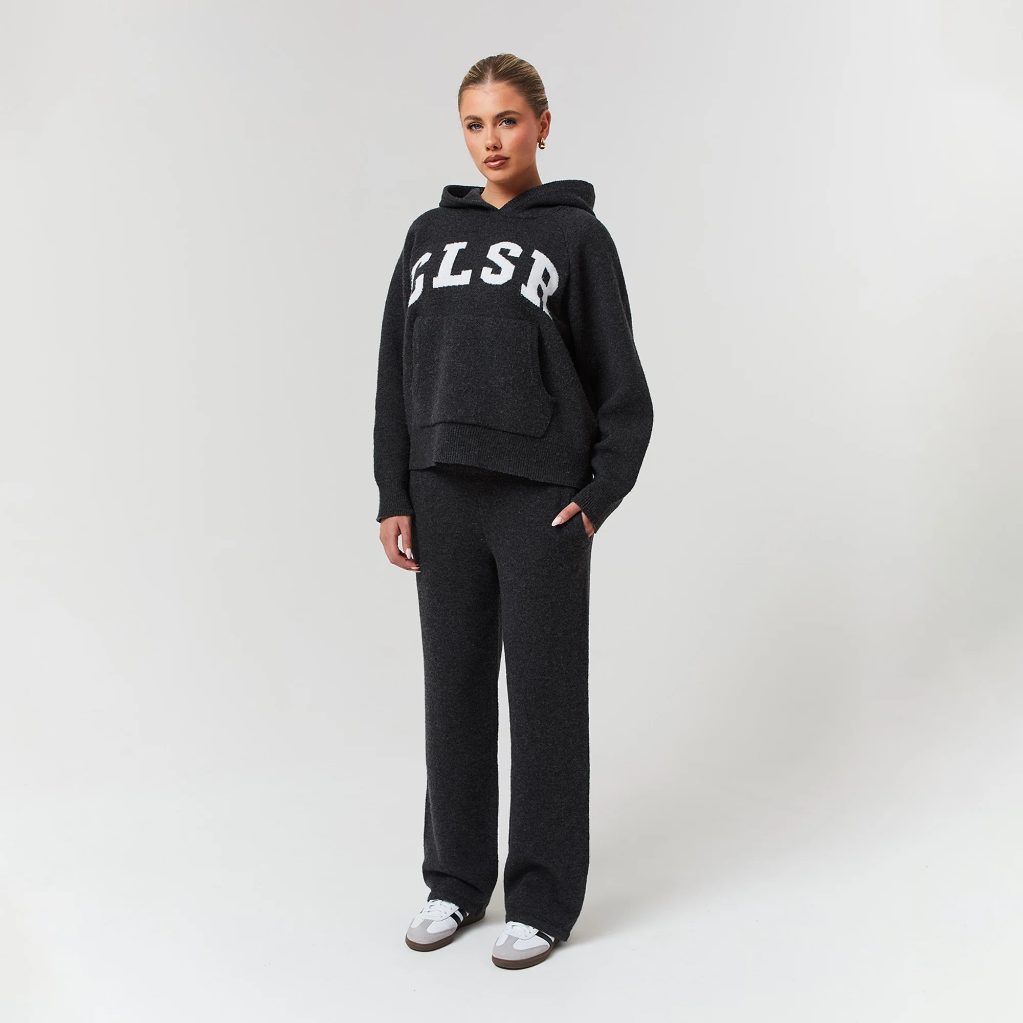 2-Pack Knit Open Hem Jogger | Oatmeal/Charcoal Marl - Image 9