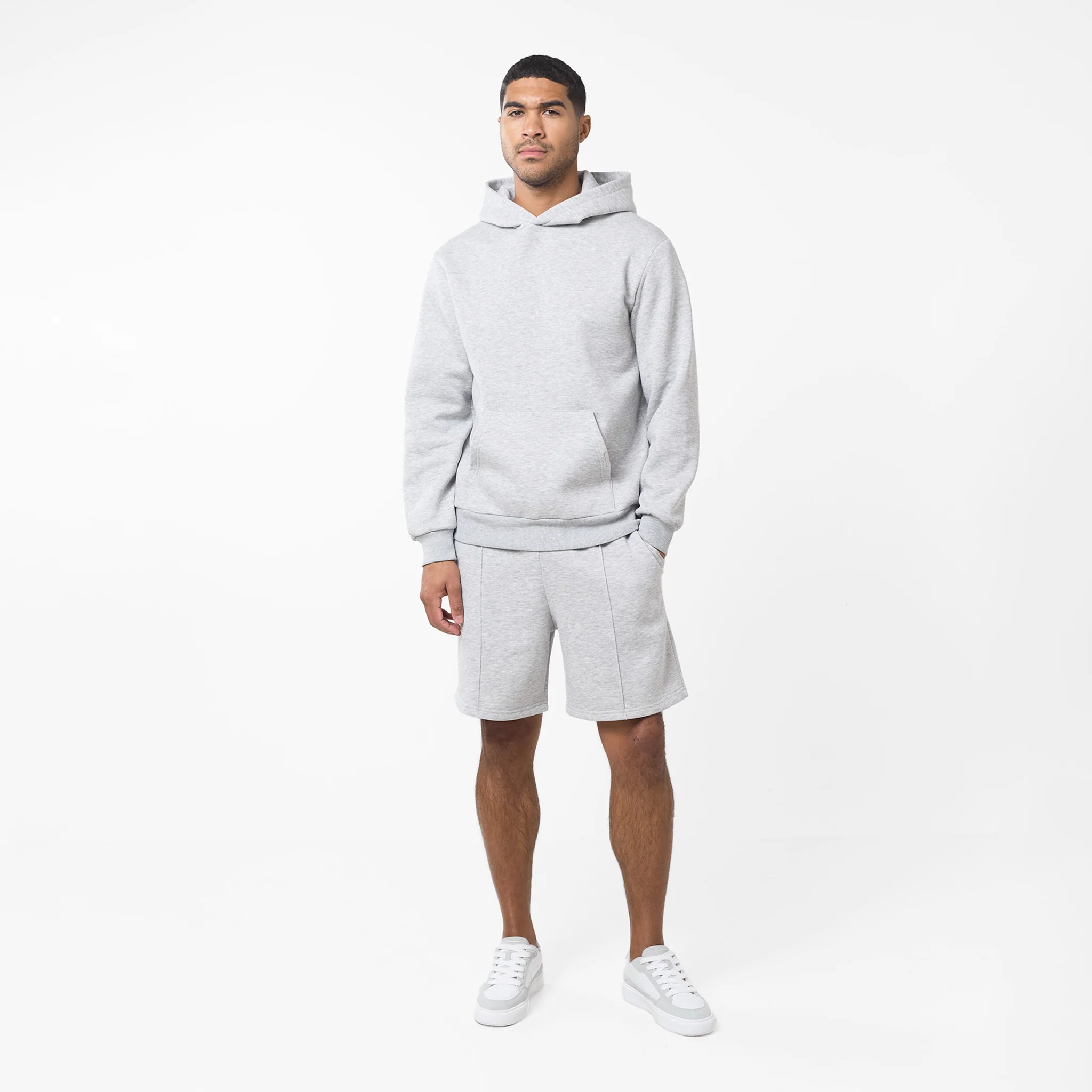 2-Pack Pleated Core Short | Black/Grey Marl - Image 3