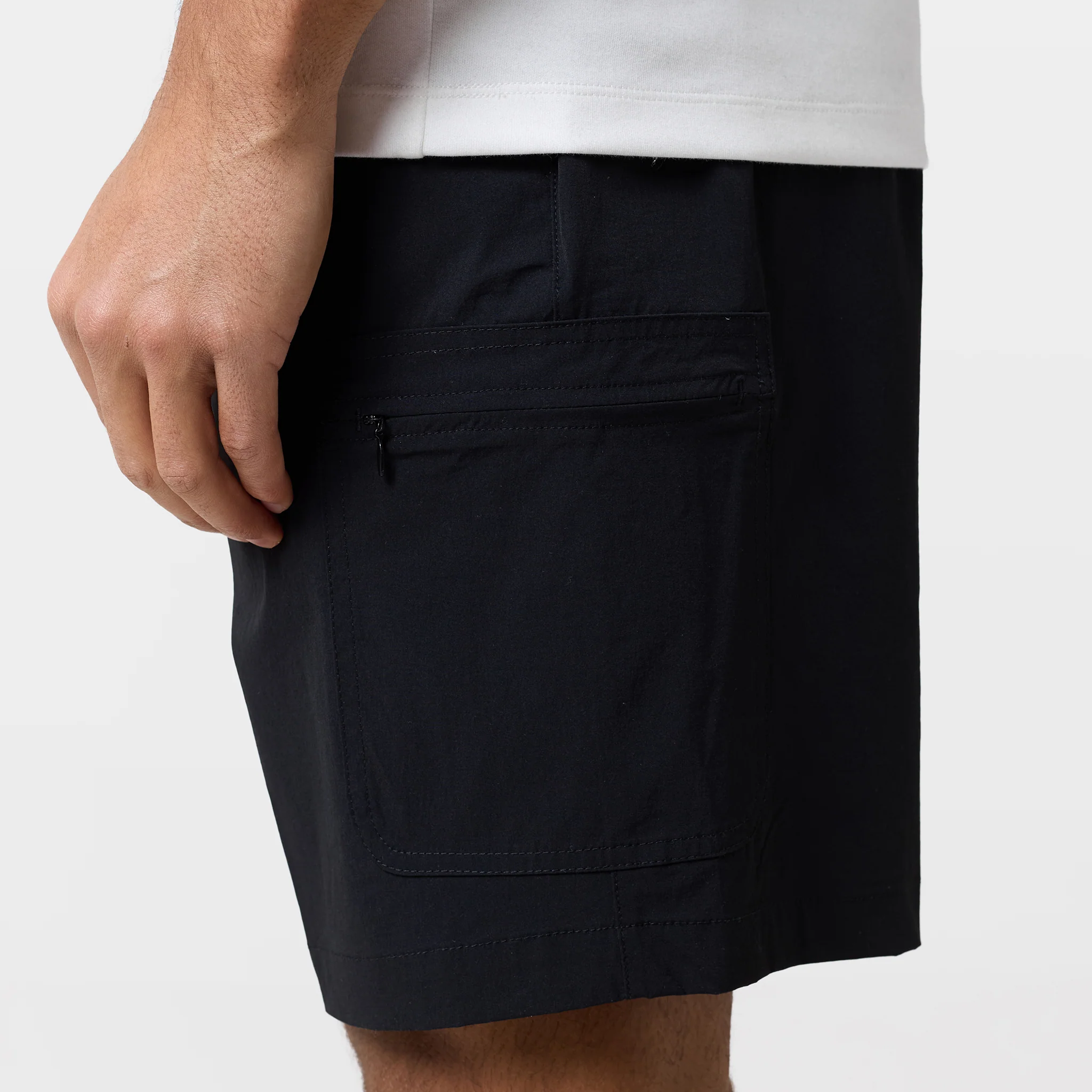 2-Pack Premium Tech Cargo Short |  Black/Mid Grey - Image 11