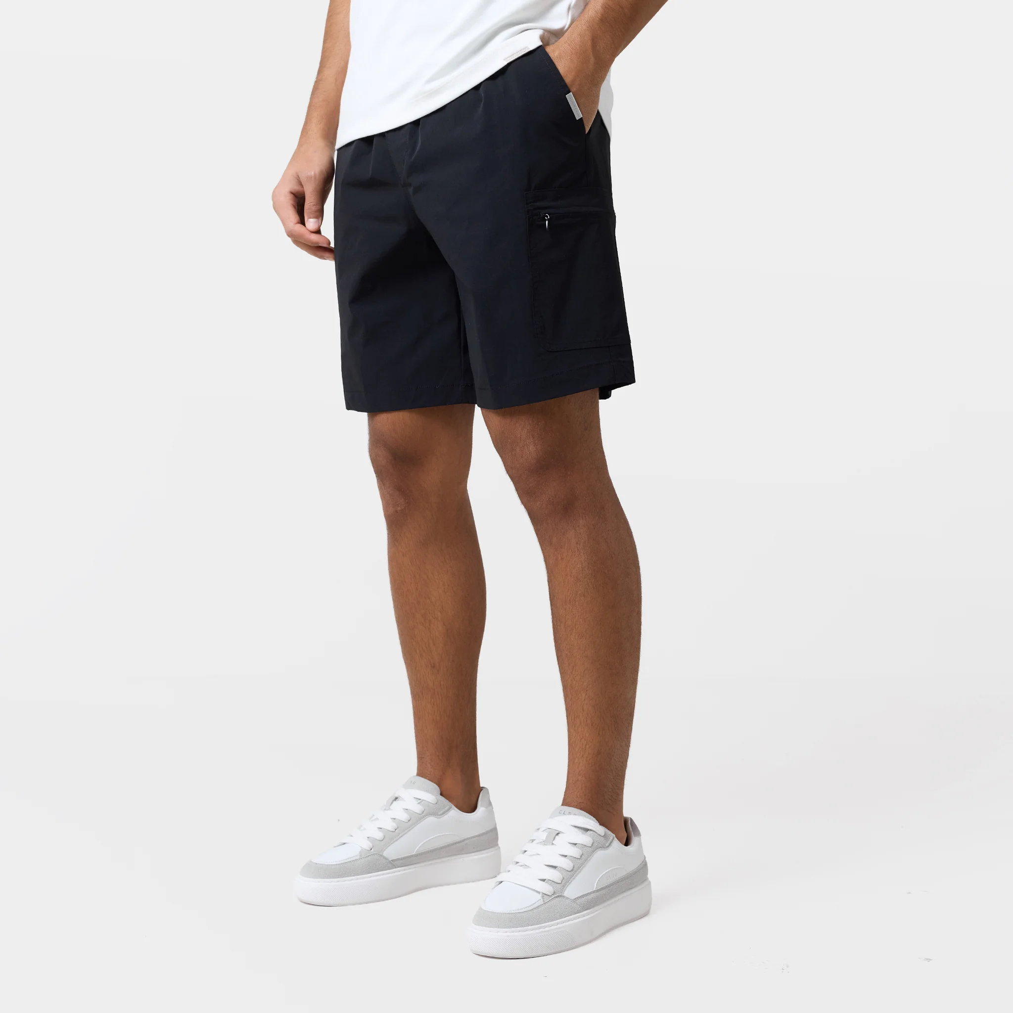 2-Pack Premium Tech Cargo Short |  Black/Mid Grey - Image 9
