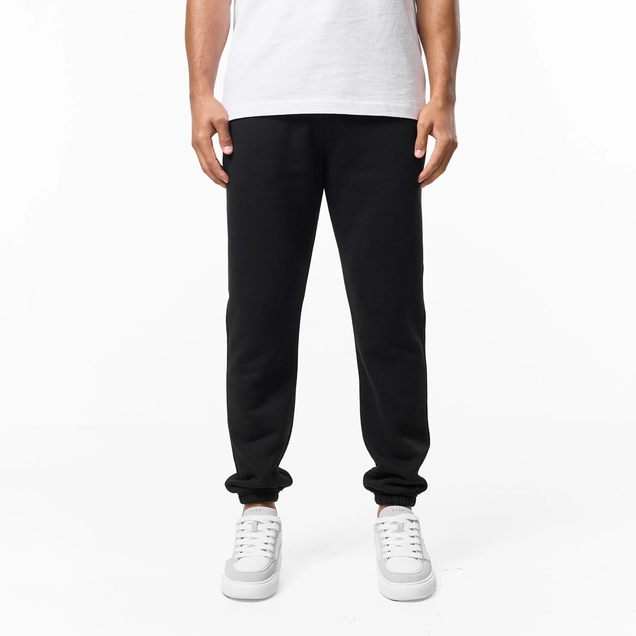 2-Pack Relaxed Fit Cuffed Joggers | Black/Grey Marl - Image 7