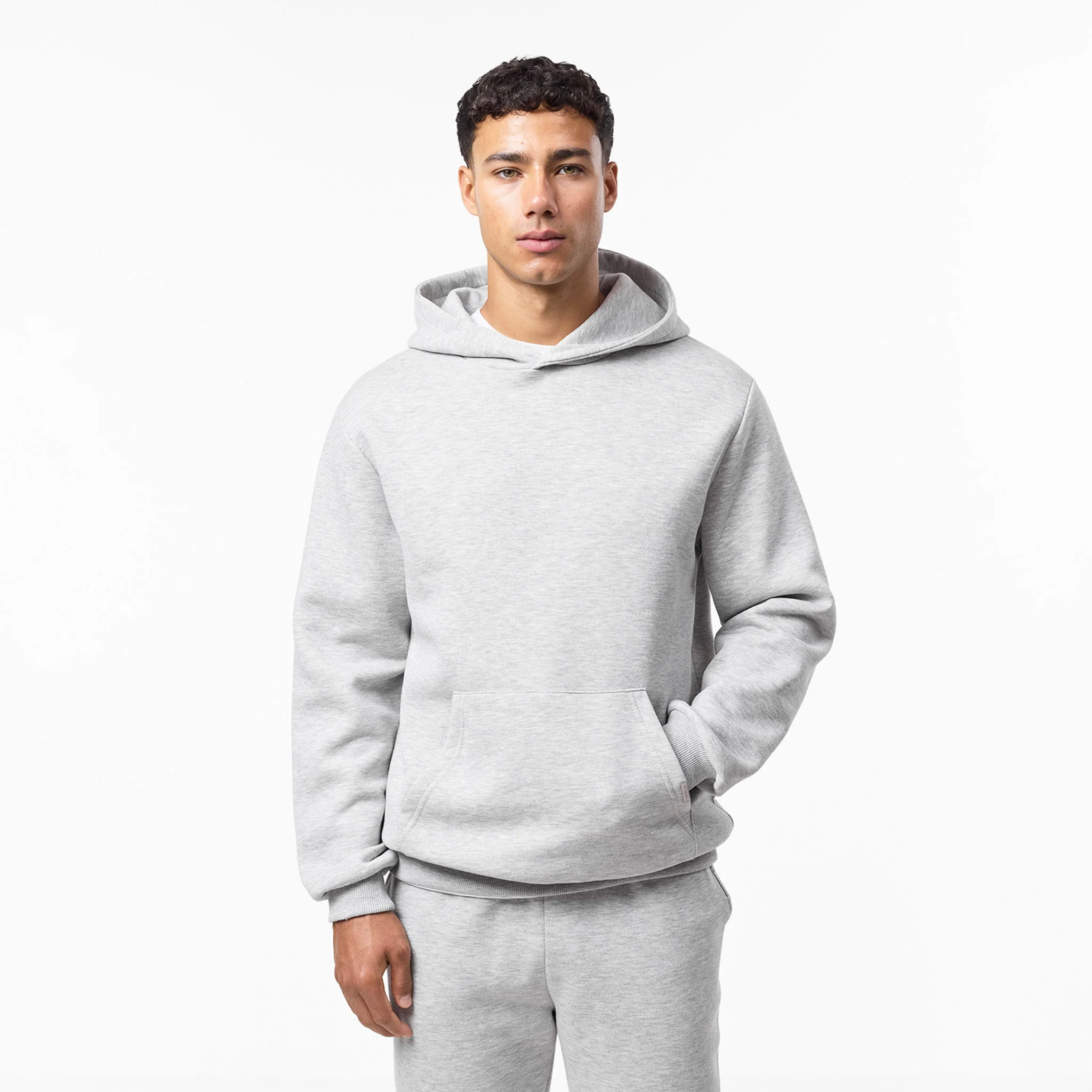 2-Pack Relaxed Fit Hoodie | Grey Marl/Black - Image 3