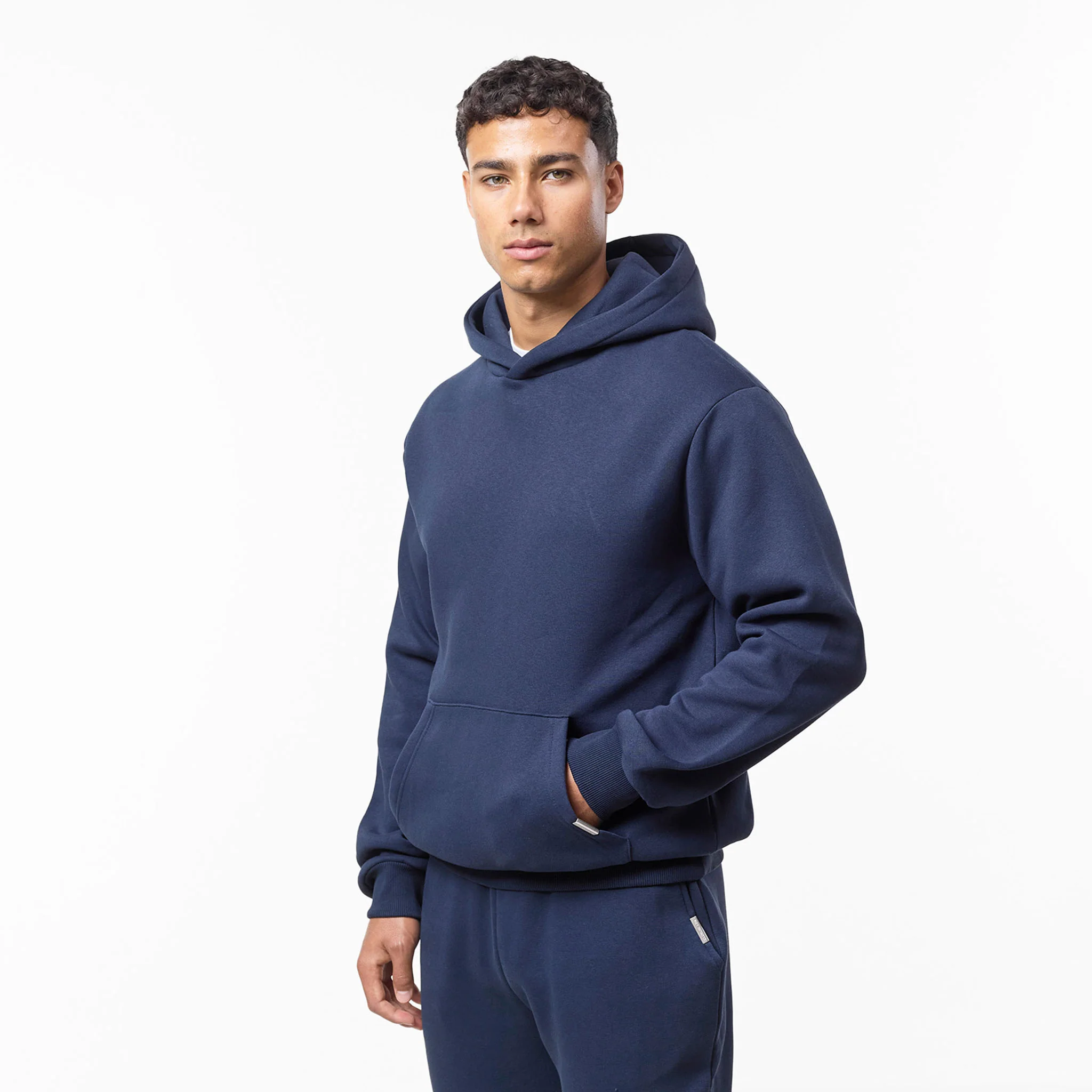 2-Pack Relaxed Fit Hoodie | Grey Marl/Navy - Image 14