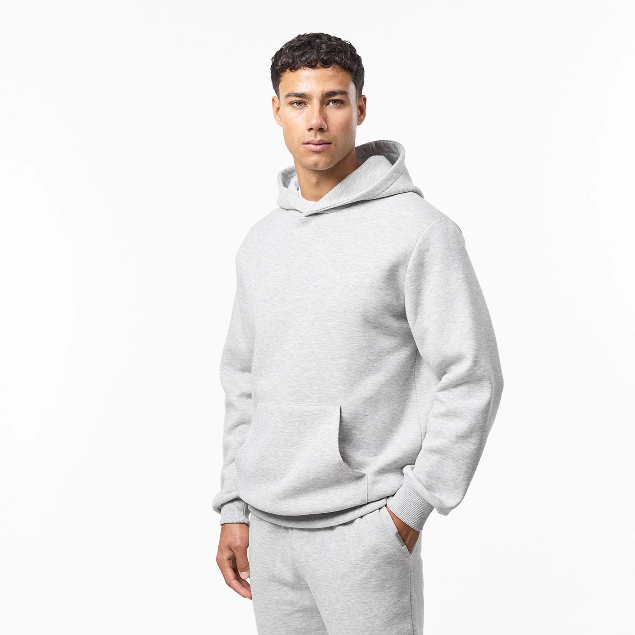 2-Pack Relaxed Fit Hoodie | Grey Marl/Navy - Image 5