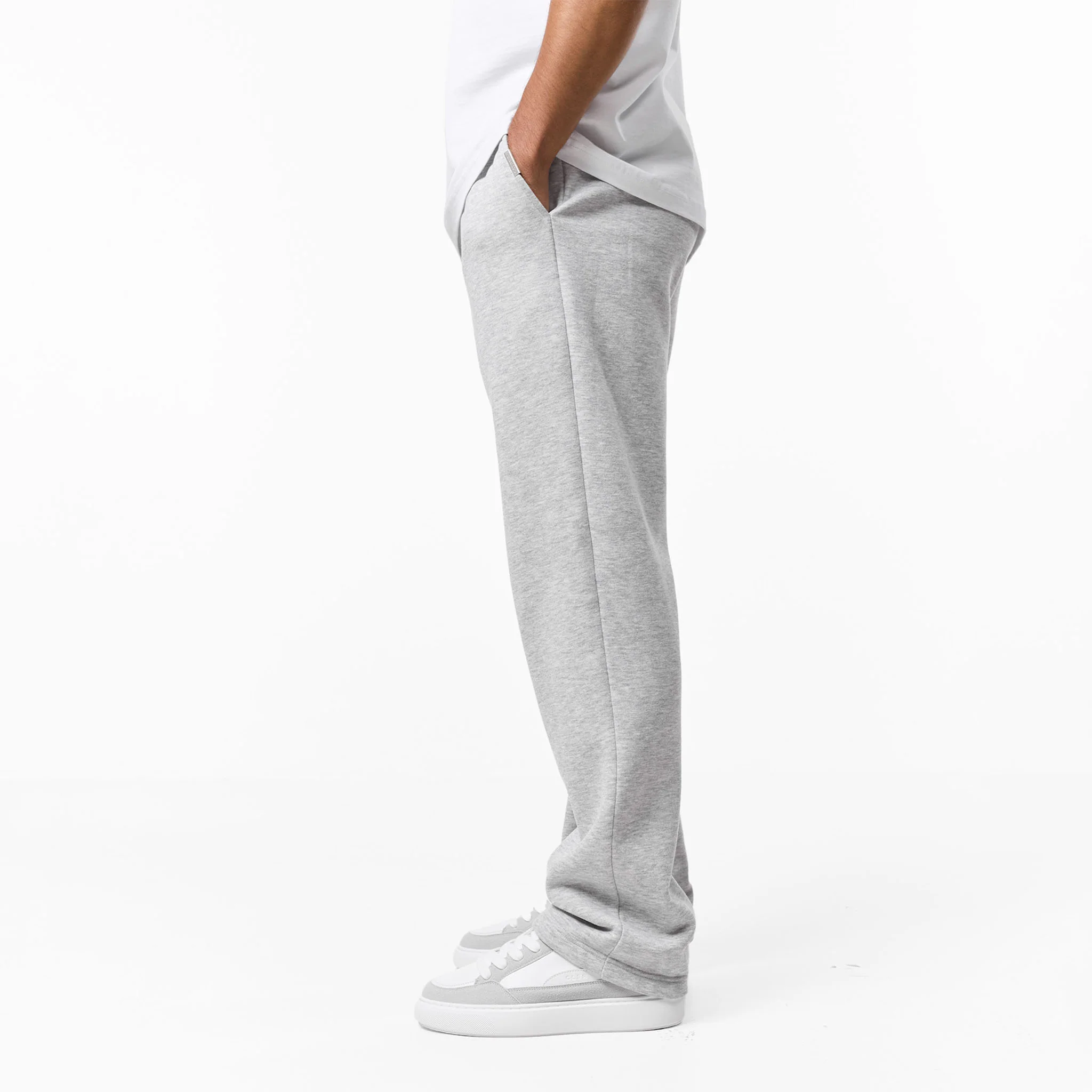 2-Pack Relaxed Fit Open Hem Joggers | Black/Grey Marl - Image 8