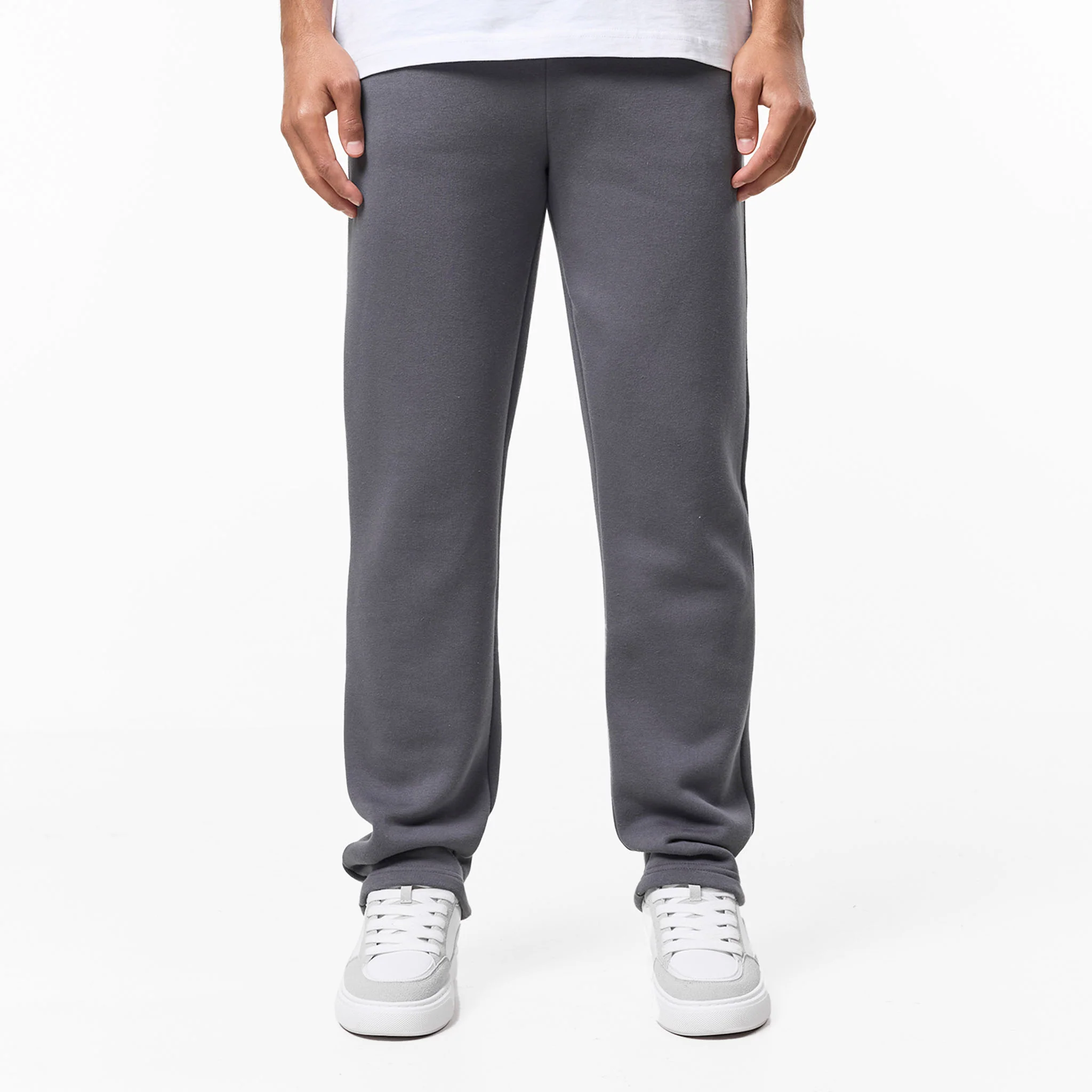 2-Pack Relaxed Fit Open Hem Joggers | Dark Grey/Grey Marl - Image 5