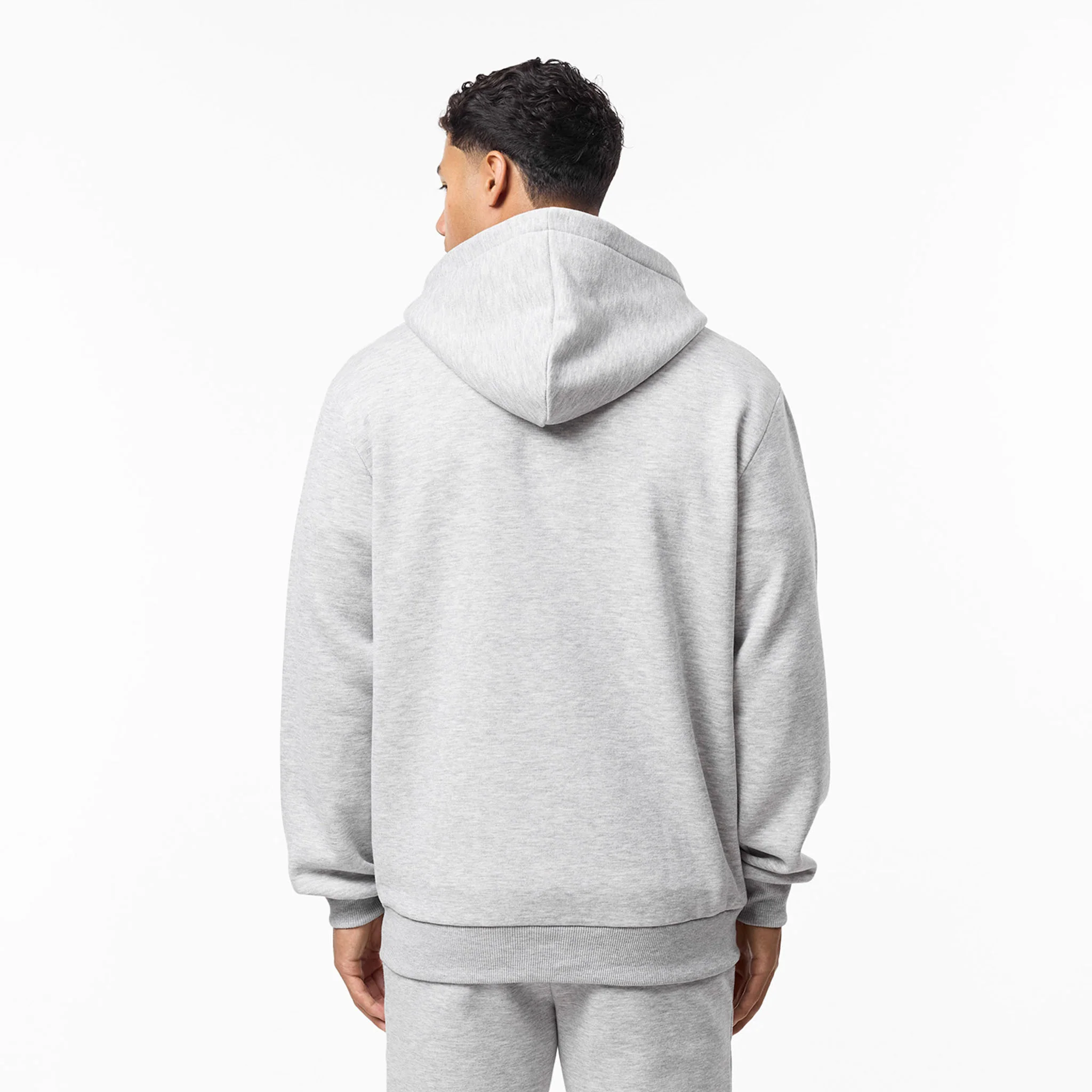 2-Pack Relaxed Full Zip Hoodie | Grey Marl/Black - Image 14