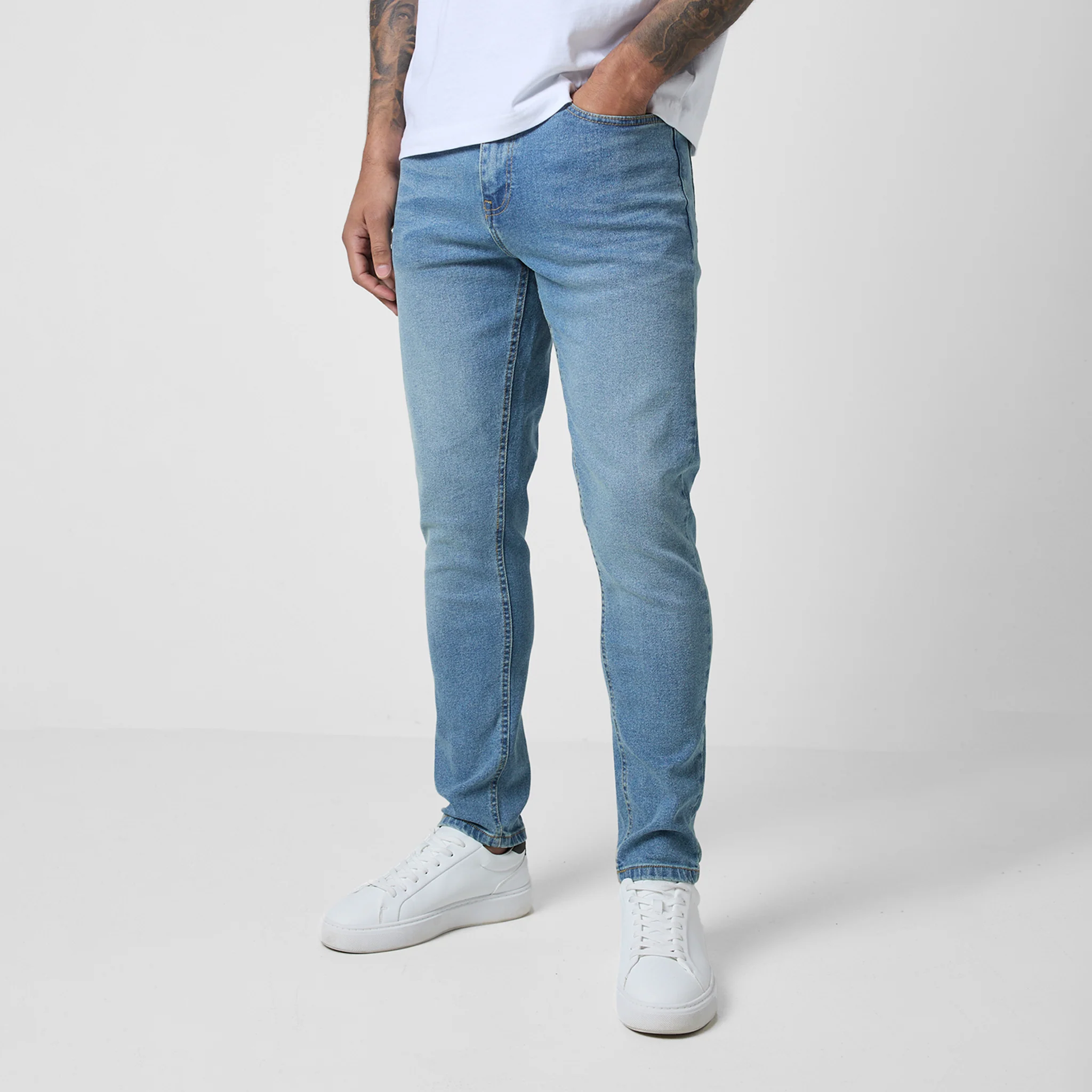 2-Pack Slim Fit Denim Jeans | Mid Blue Wash/Light Blue Wash - Image 3