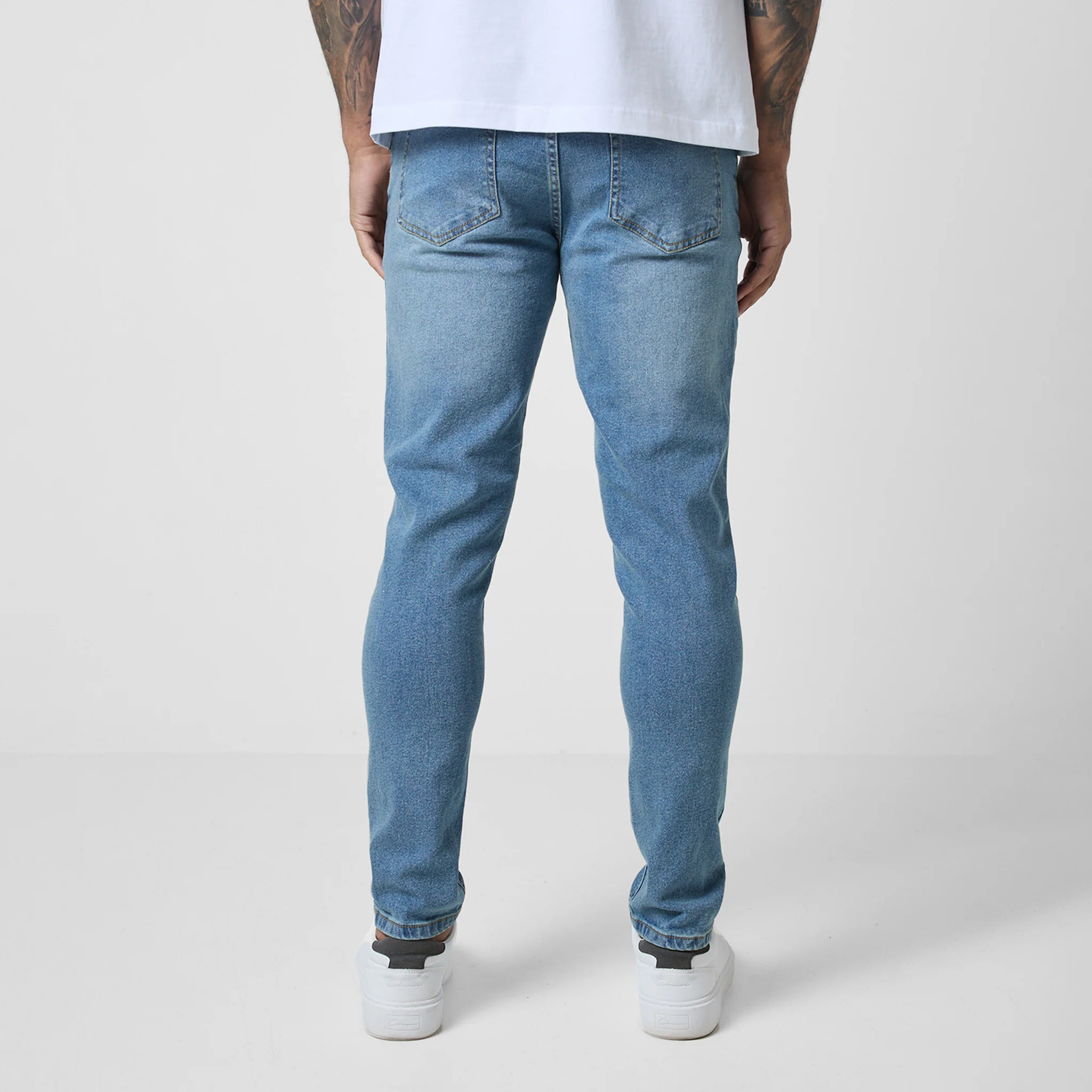 2-Pack Slim Fit Denim Jeans | Mid Blue Wash/Light Blue Wash - Image 7
