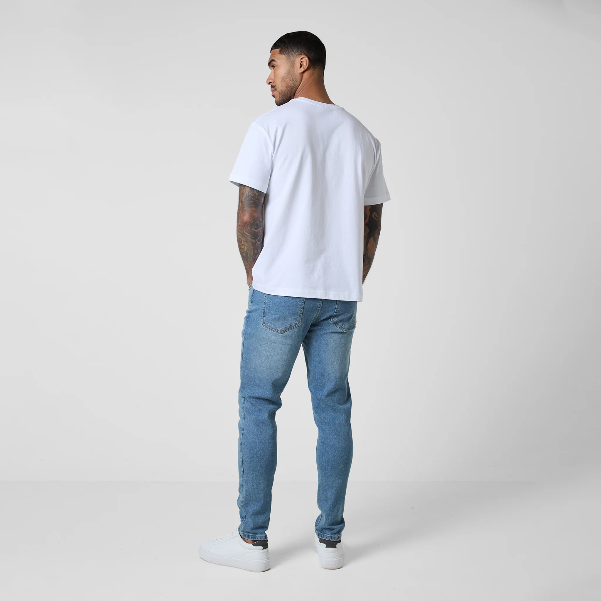 2-Pack Slim Fit Denim Jeans | Mid Blue Wash/Light Blue Wash - Image 8