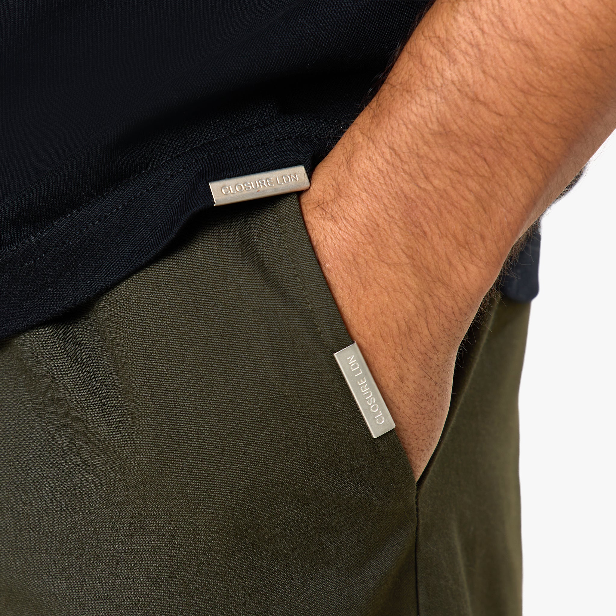 2-Pack Smart Pocket T-Shirt | White/Black - Image 11