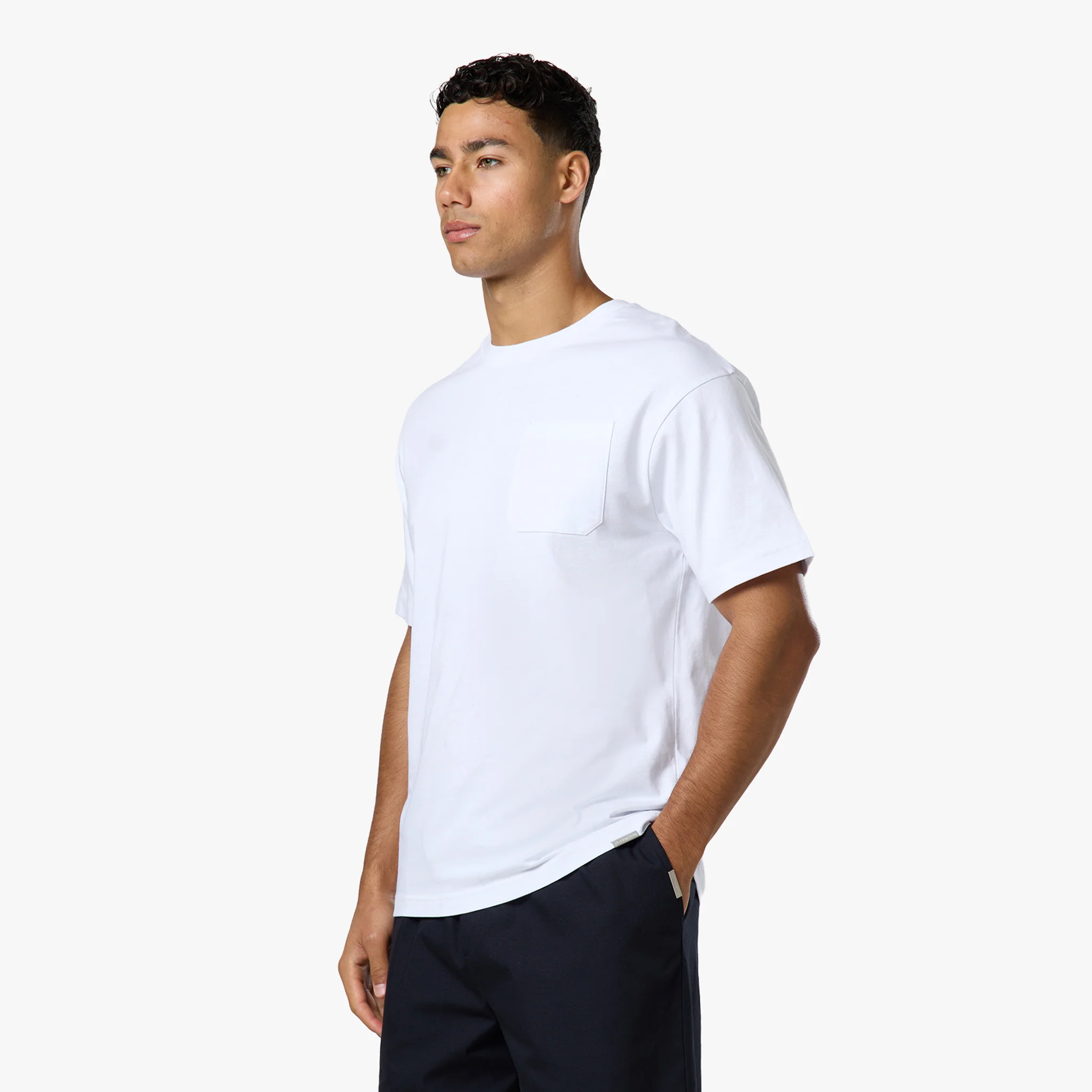2-Pack Smart Pocket T-Shirt | White/Black - Image 2