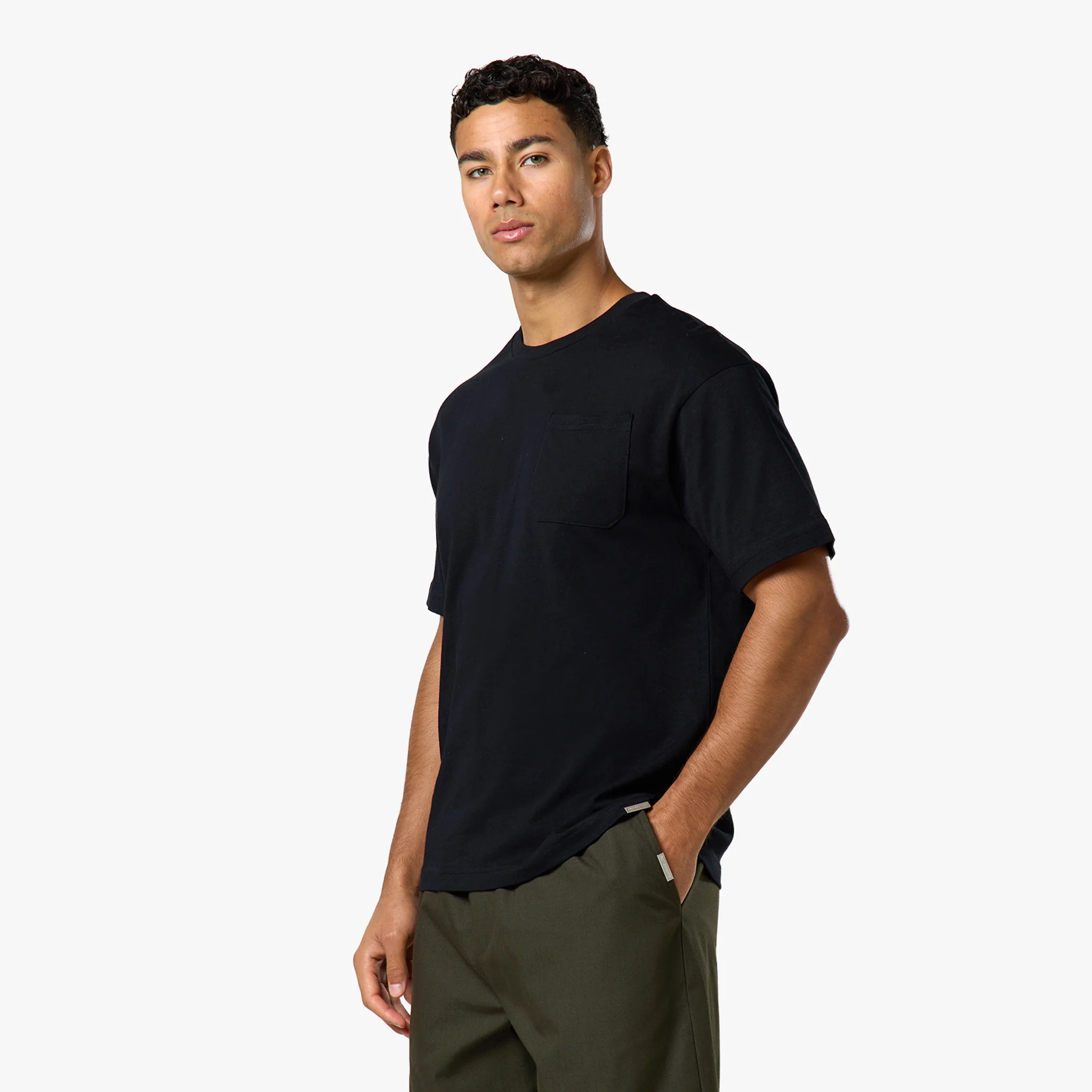 2-Pack Smart Pocket T-Shirt | White/Black - Image 9