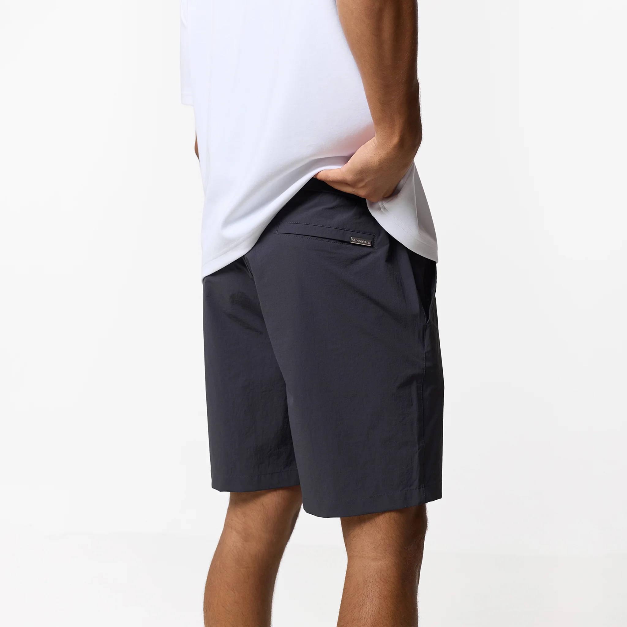 2-Pack Smart Tech Chino Short | Black/Mid Grey - Image 14