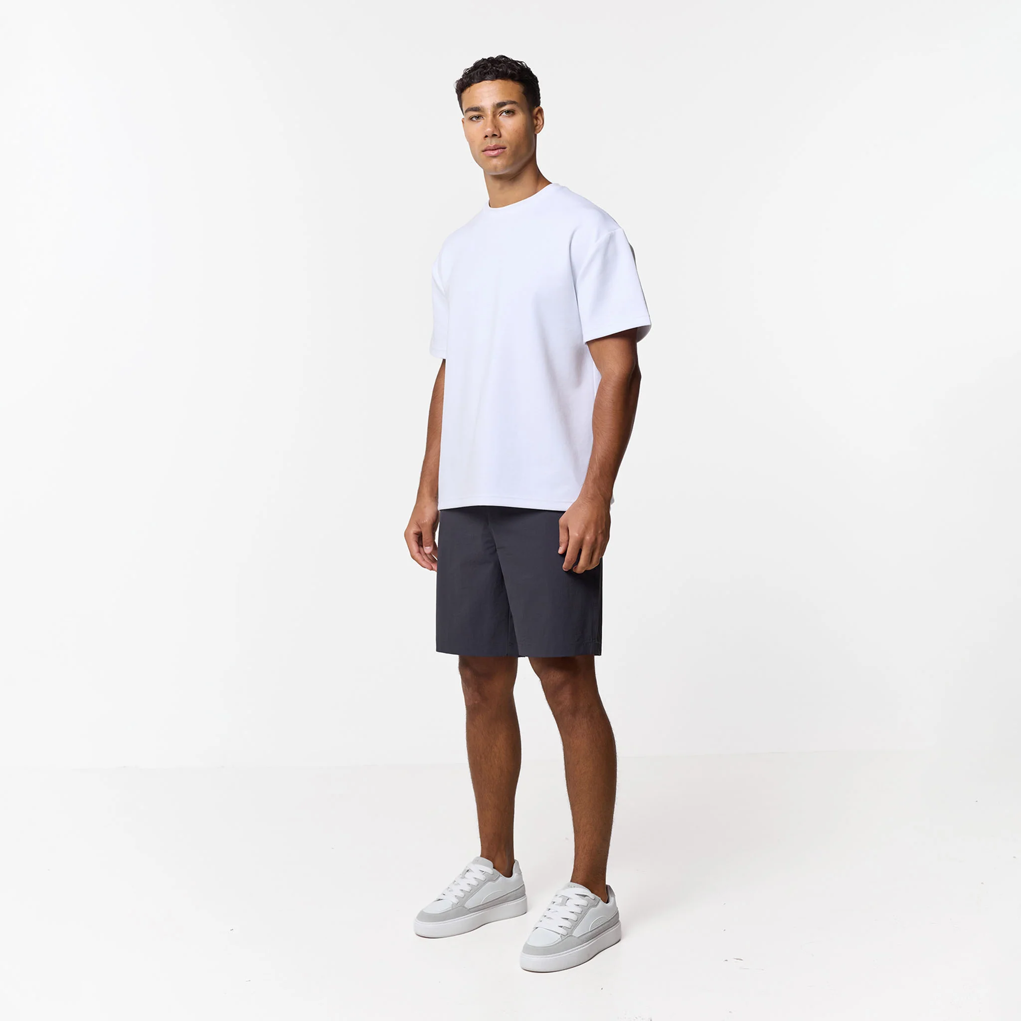 2-Pack Smart Tech Chino Short | Black/Mid Grey - Image 16