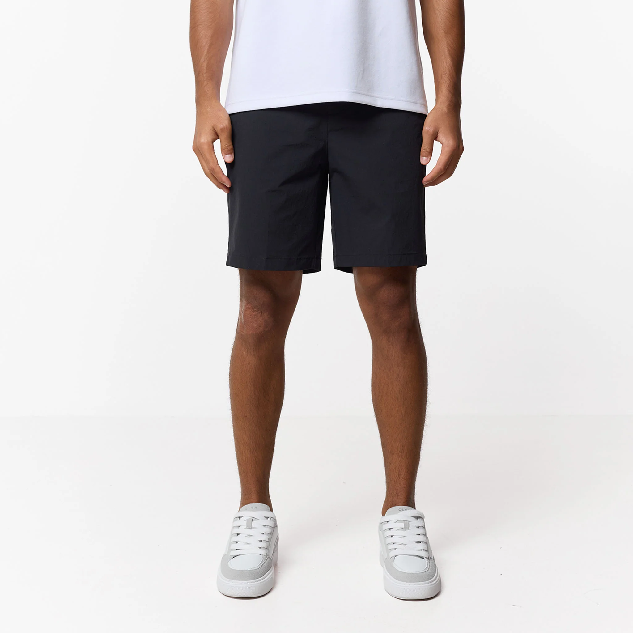 2-Pack Smart Tech Chino Short | Black/Mid Grey - Image 4