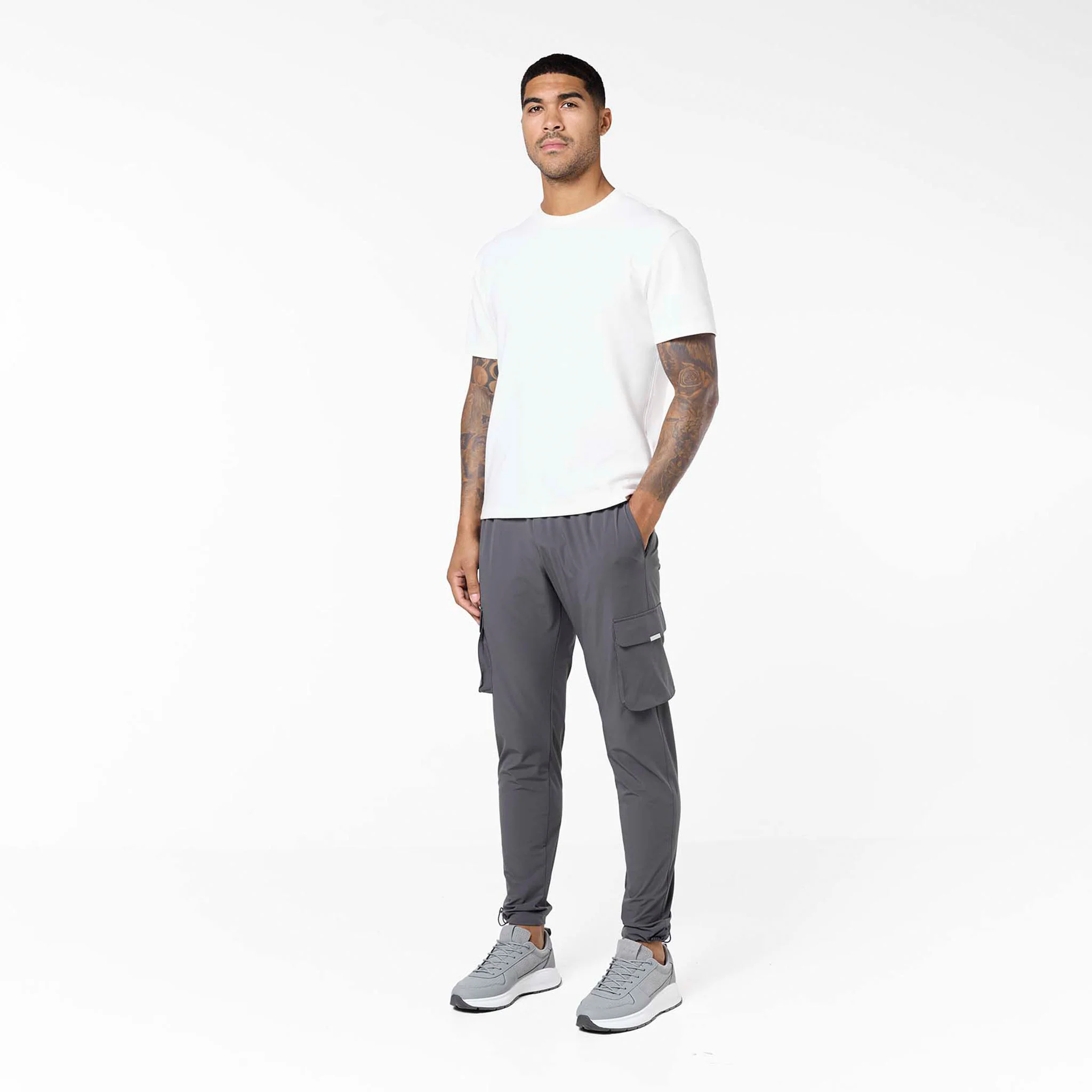 2-Pack Stretch Tech Cargo Pant | Black/Dark Grey - Image 10