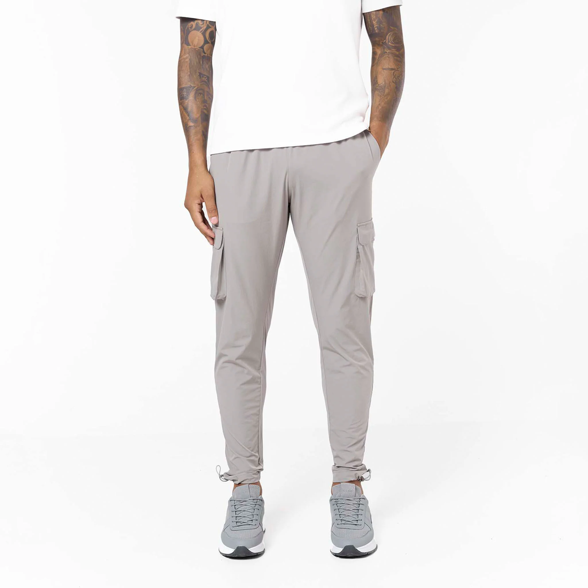 2-Pack Stretch Tech Cargo Pants | Black/Sand - Image 10