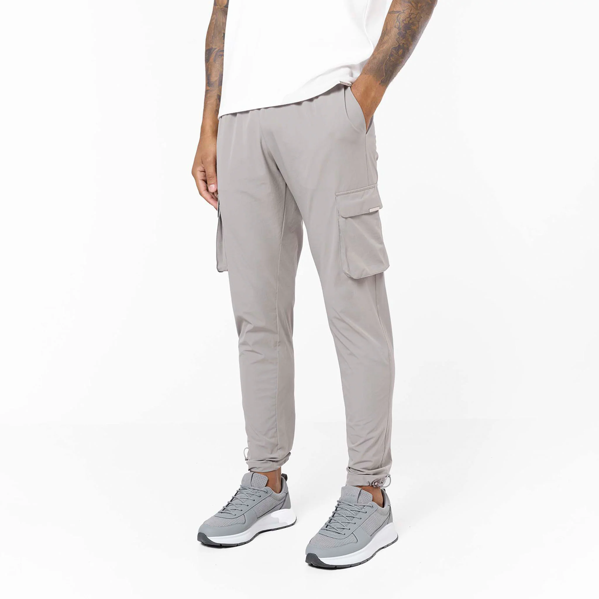 2-Pack Stretch Tech Cargo Pants | Black/Sand - Image 9