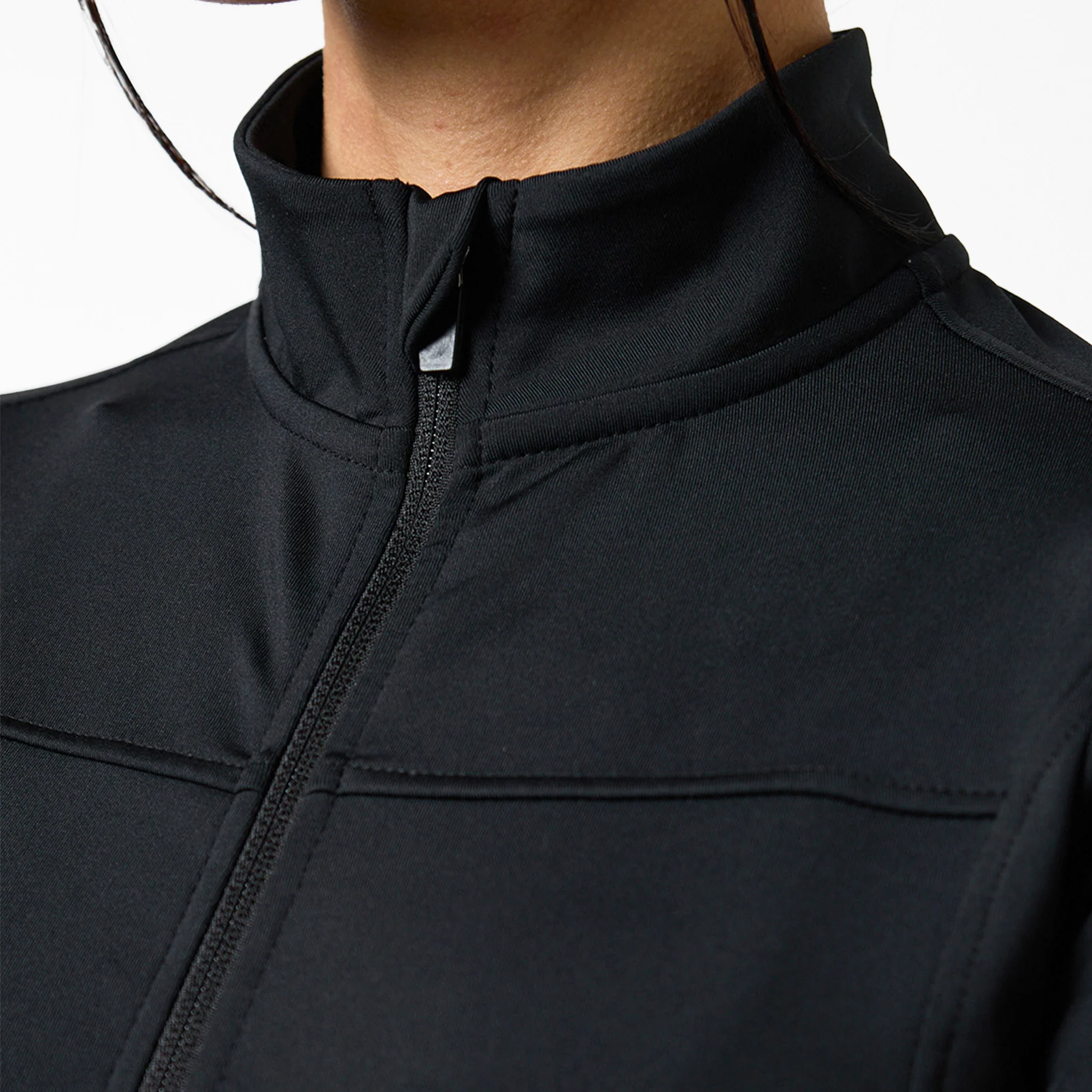 Second Skin Active Zip Through Top I Black - Image 4