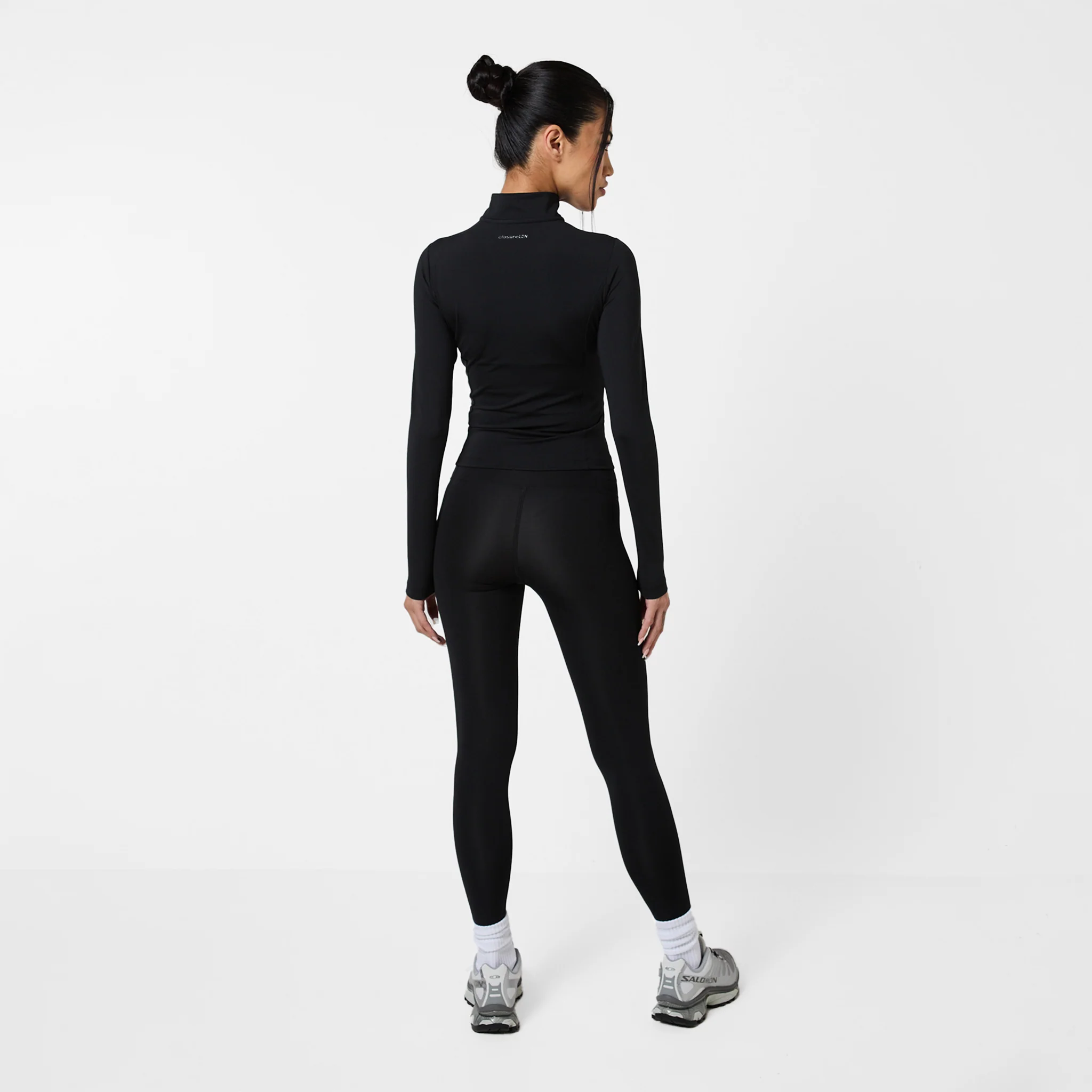 Second Skin Active Zip Through Top I Black - Image 7