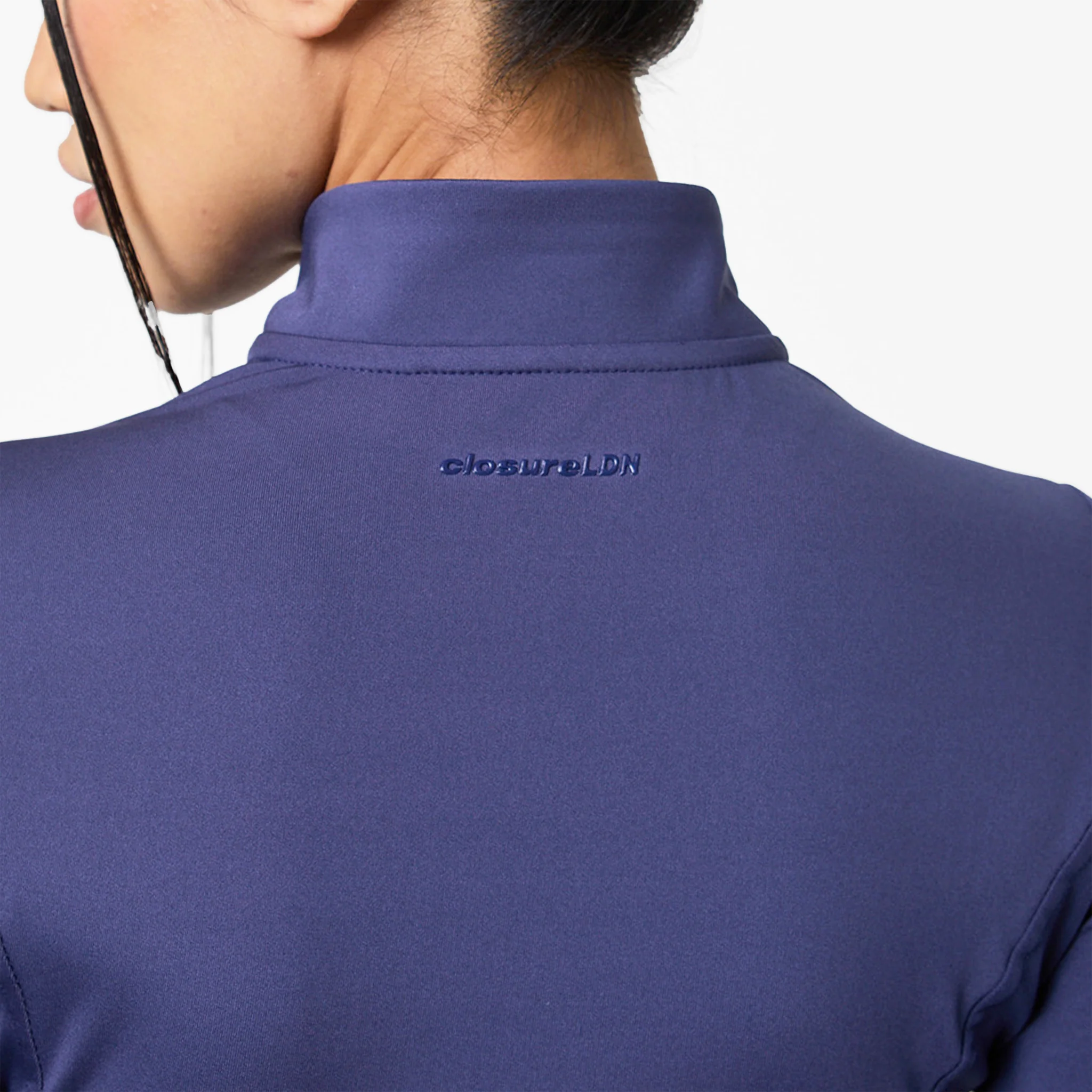 Second Skin Active Zip Through Top I Midnight Blue - Image 5