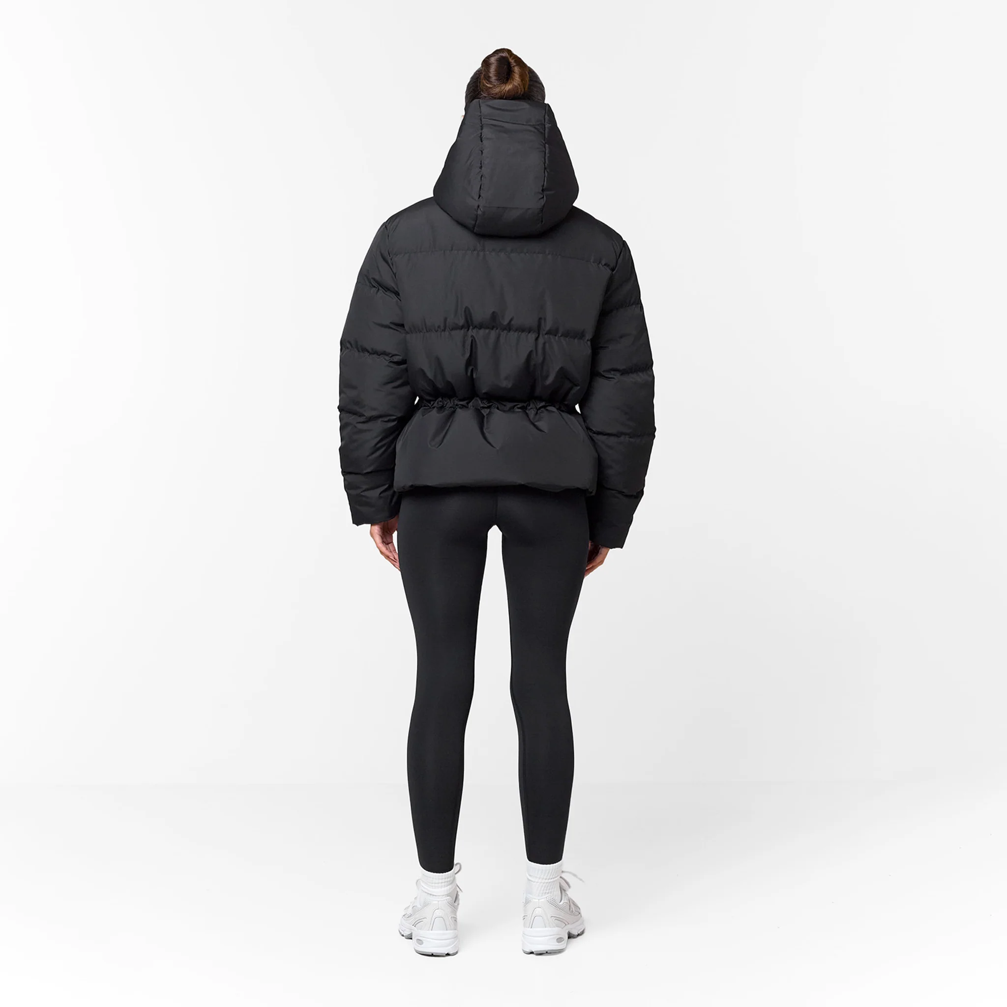 Adjustable Waist Puffer | Black - Image 10