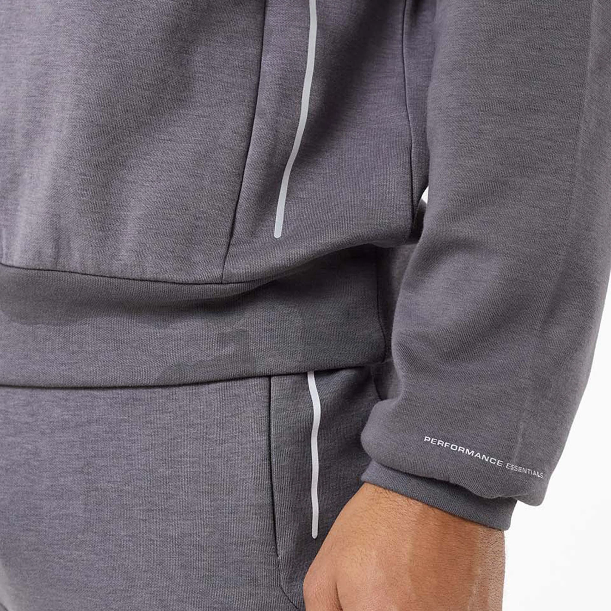 Apex Open Hem Tracksuit | Charcoal - Image 6