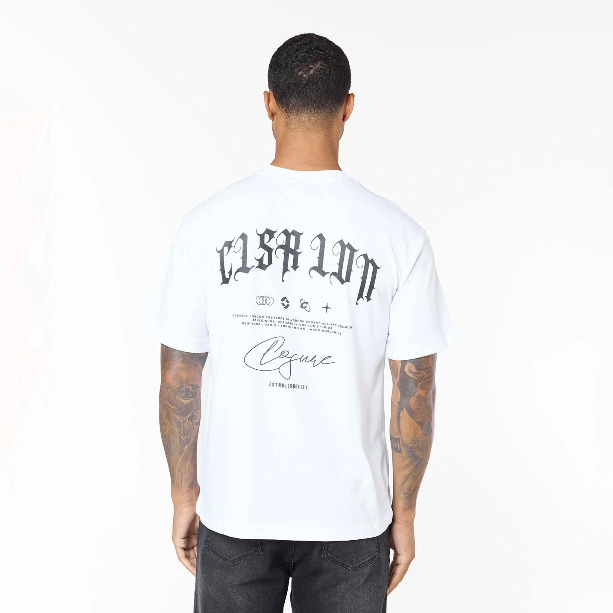 Arch Gothic T-Shirt | White
