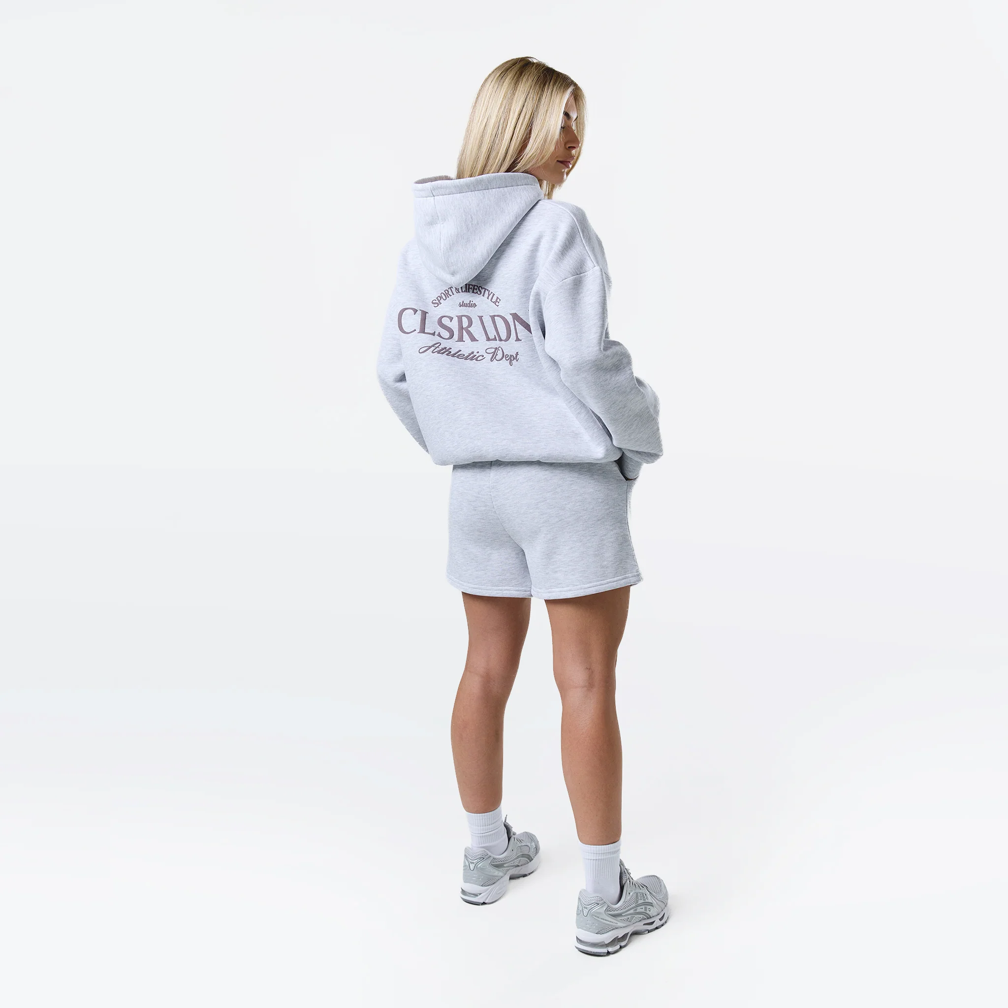 Athletic Dept Hoodie Twinset | Grey Marl - Image 2