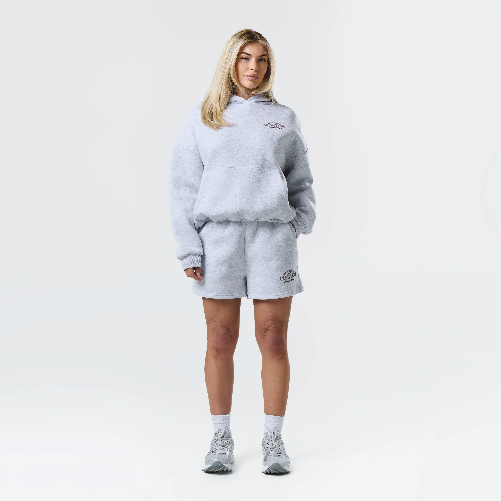 Athletic Dept Hoodie Twinset | Grey Marl - Image 4