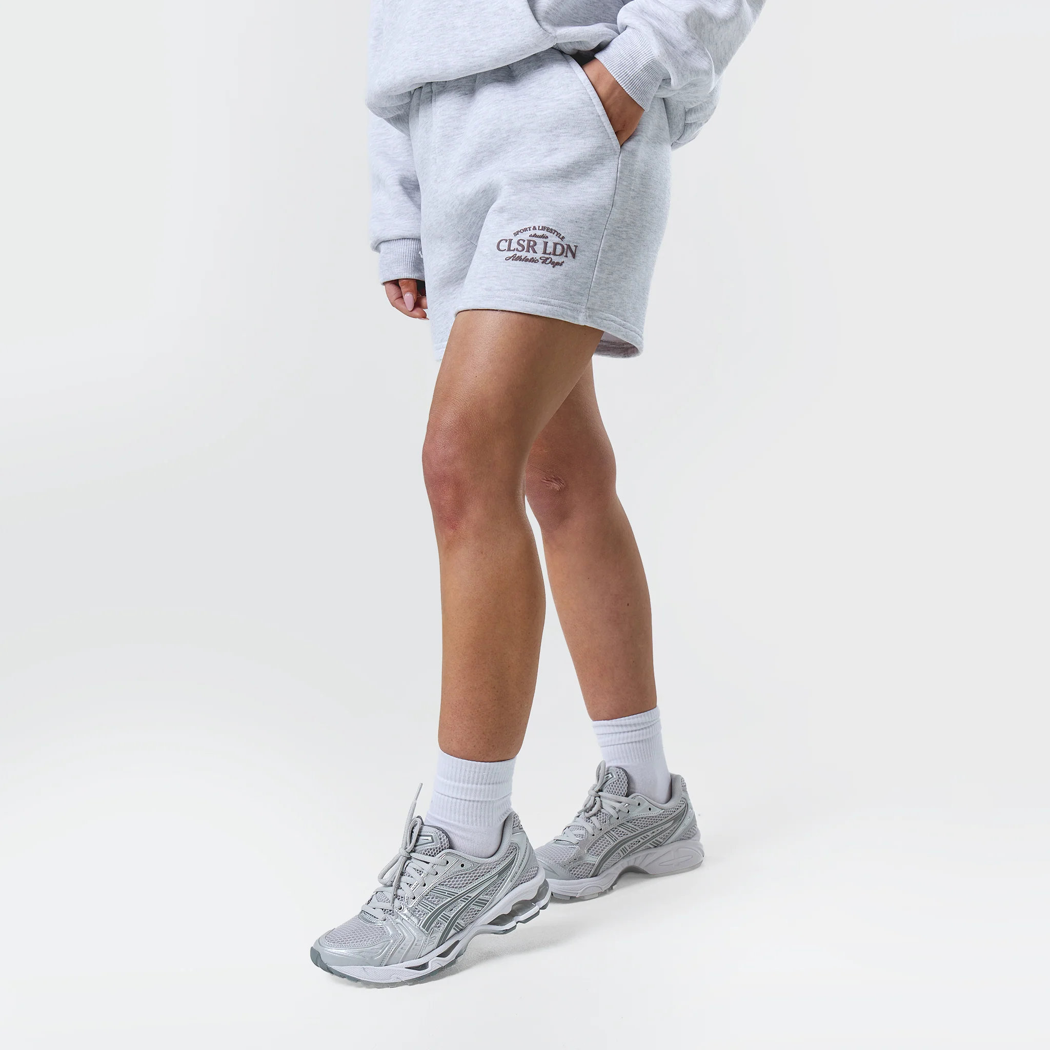 Athletic Dept Hoodie Twinset | Grey Marl - Image 5