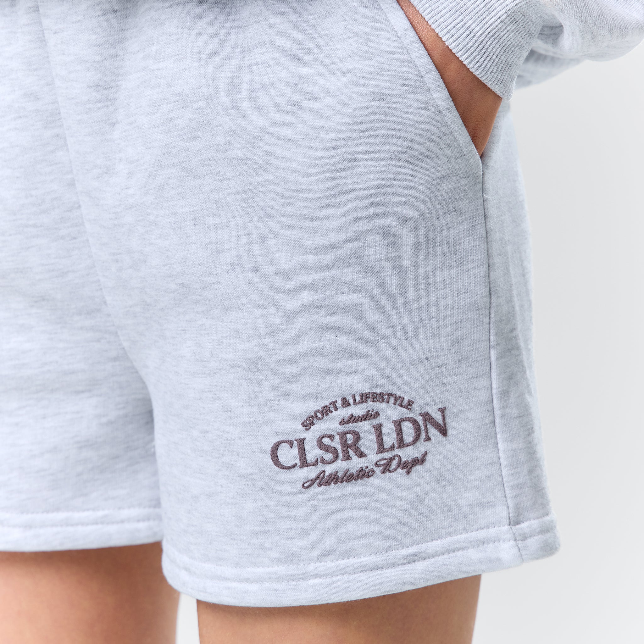 Athletic Dept Hoodie Twinset | Grey Marl - Image 7