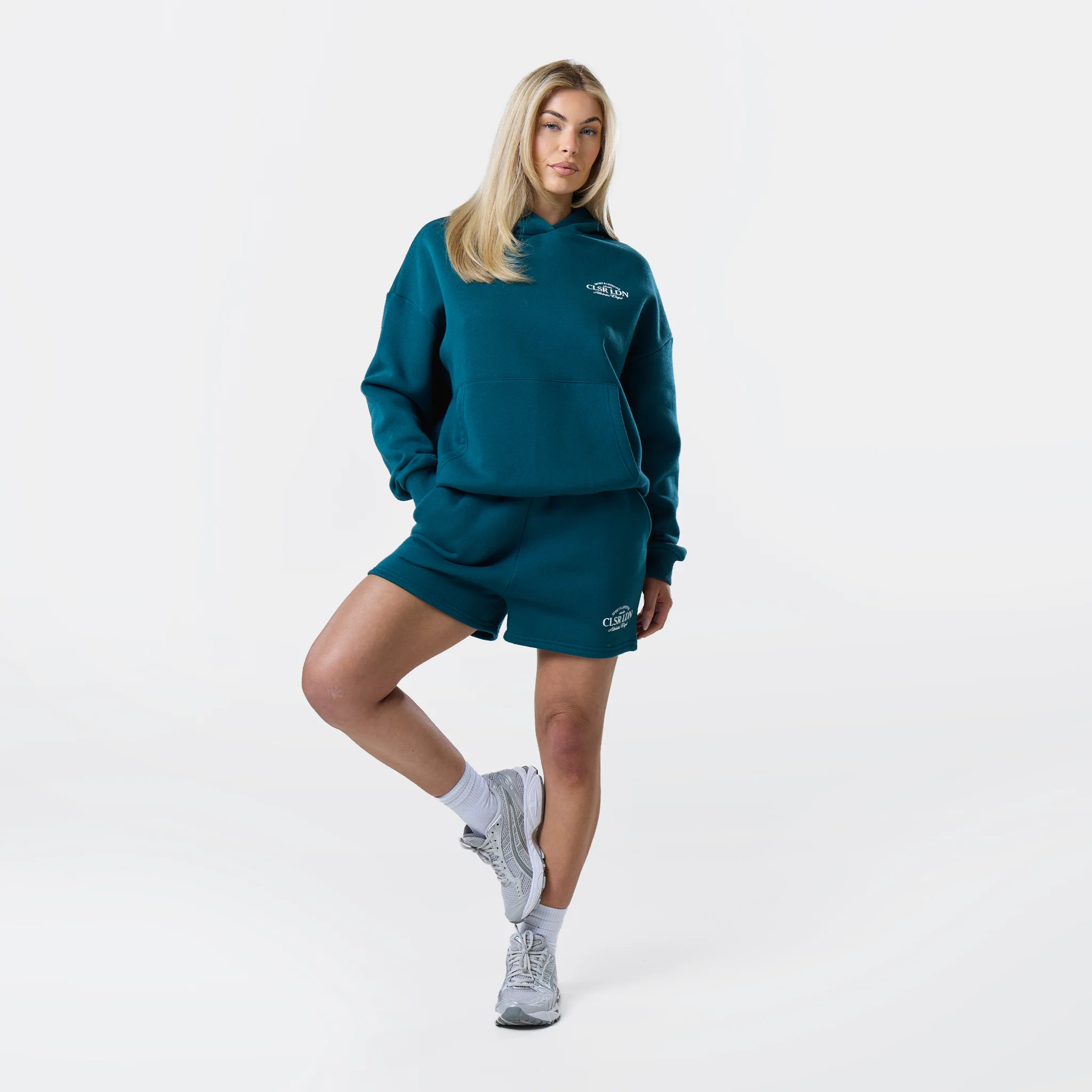 Athletic Dept Hoodie Twinset | Teal - Image 3