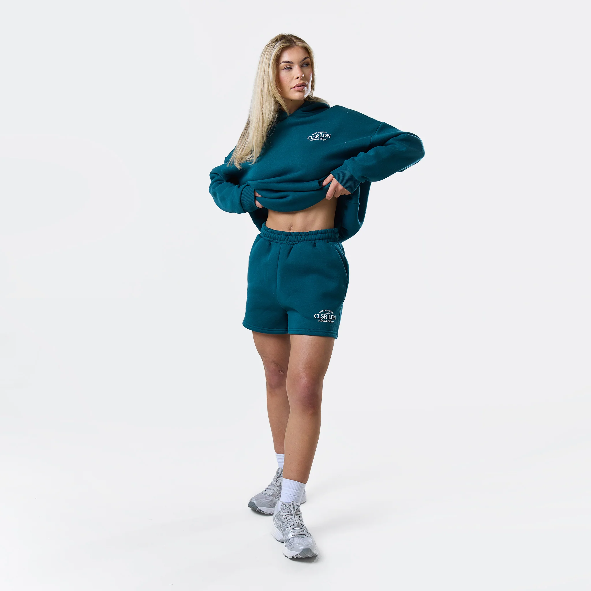 Athletic Dept Hoodie Twinset | Teal - Image 8