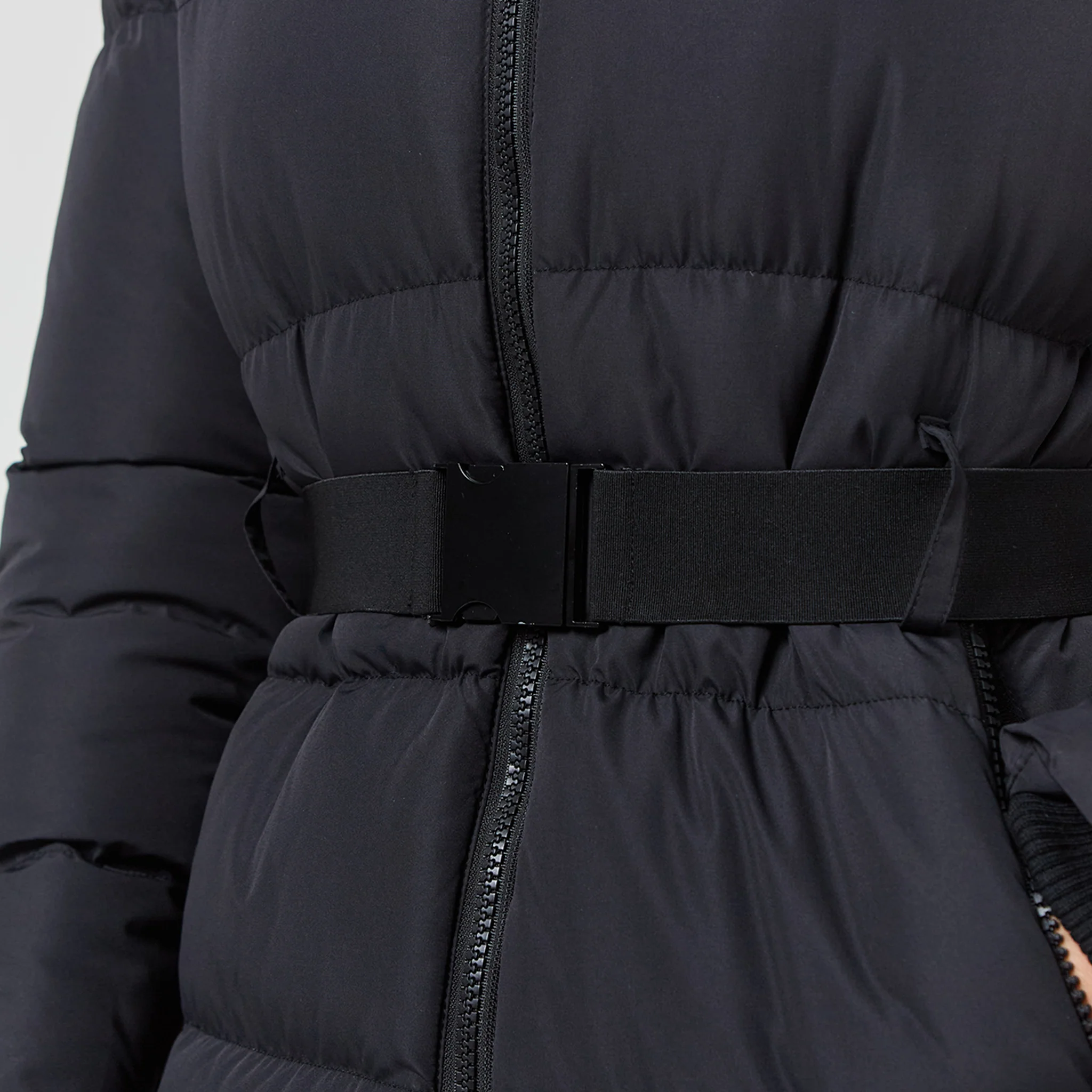 Belted Ski Jacket | Black - Image 5