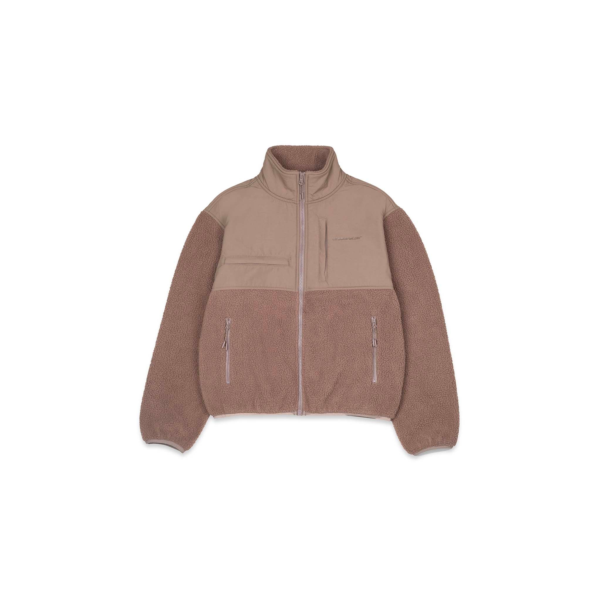 Borg Fleece Tech Jacket | Mocha - Image 8