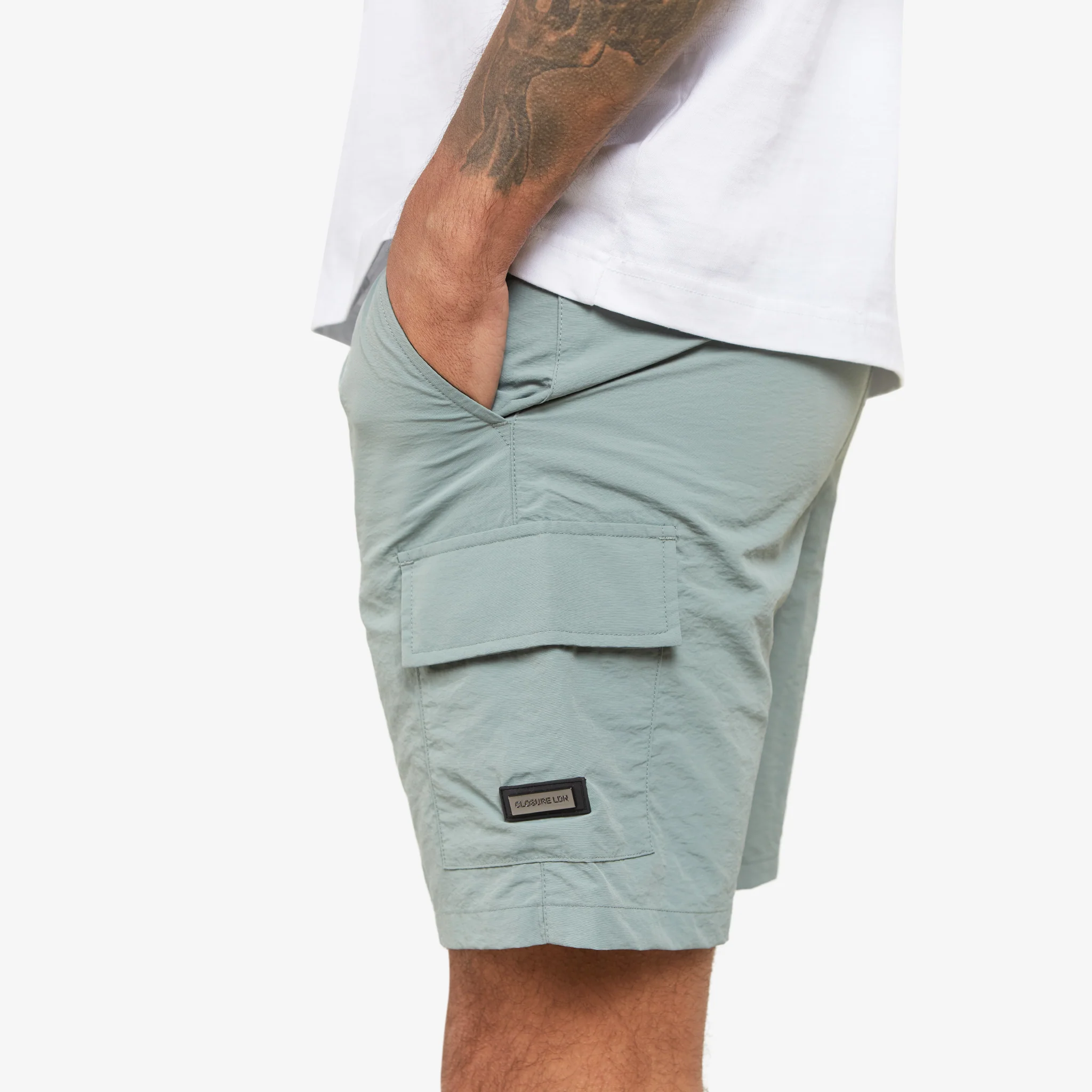 Cargo Pocket Swimshort | Dark Sage - Image 11