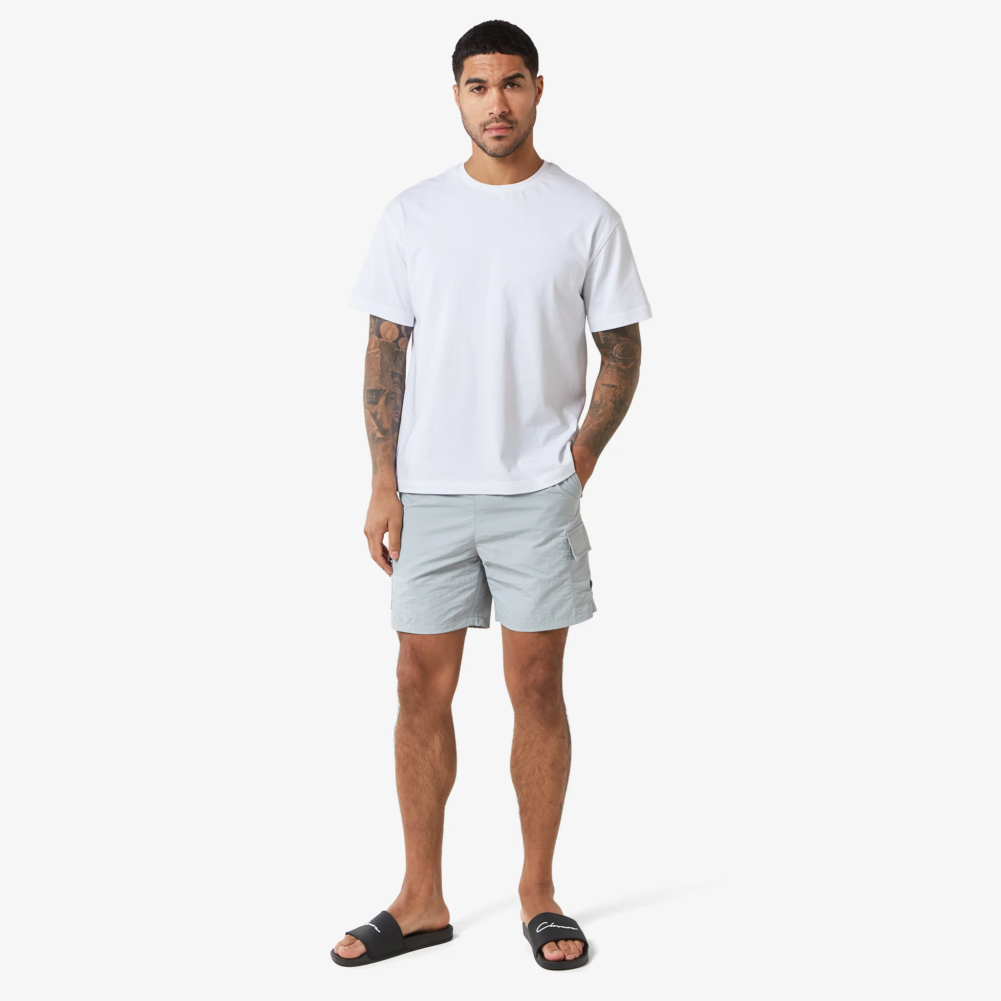 Cargo Pocket Swimshort | Grey - Image 5
