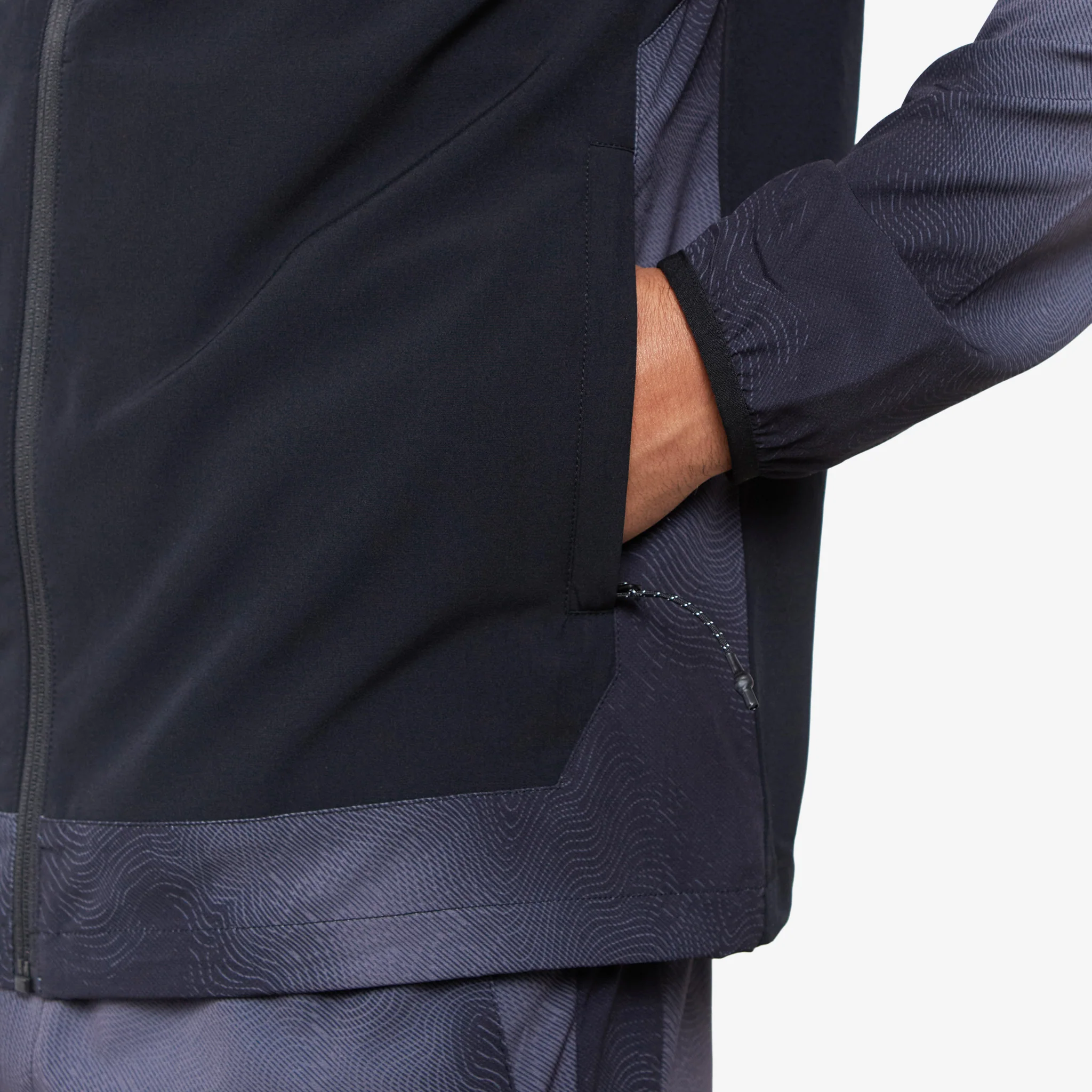 Cloud Print Jacket | Black - Image 6