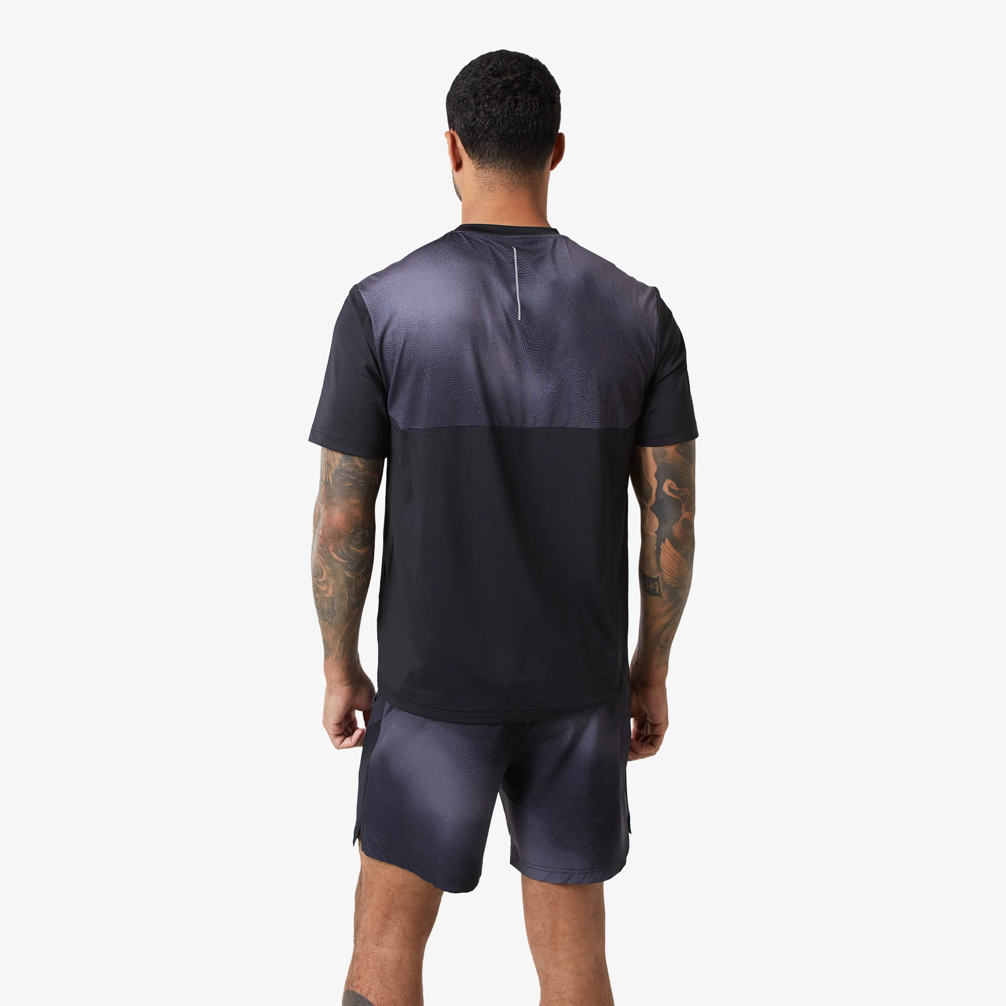 Cloud Print Twinset | Black - Image 3