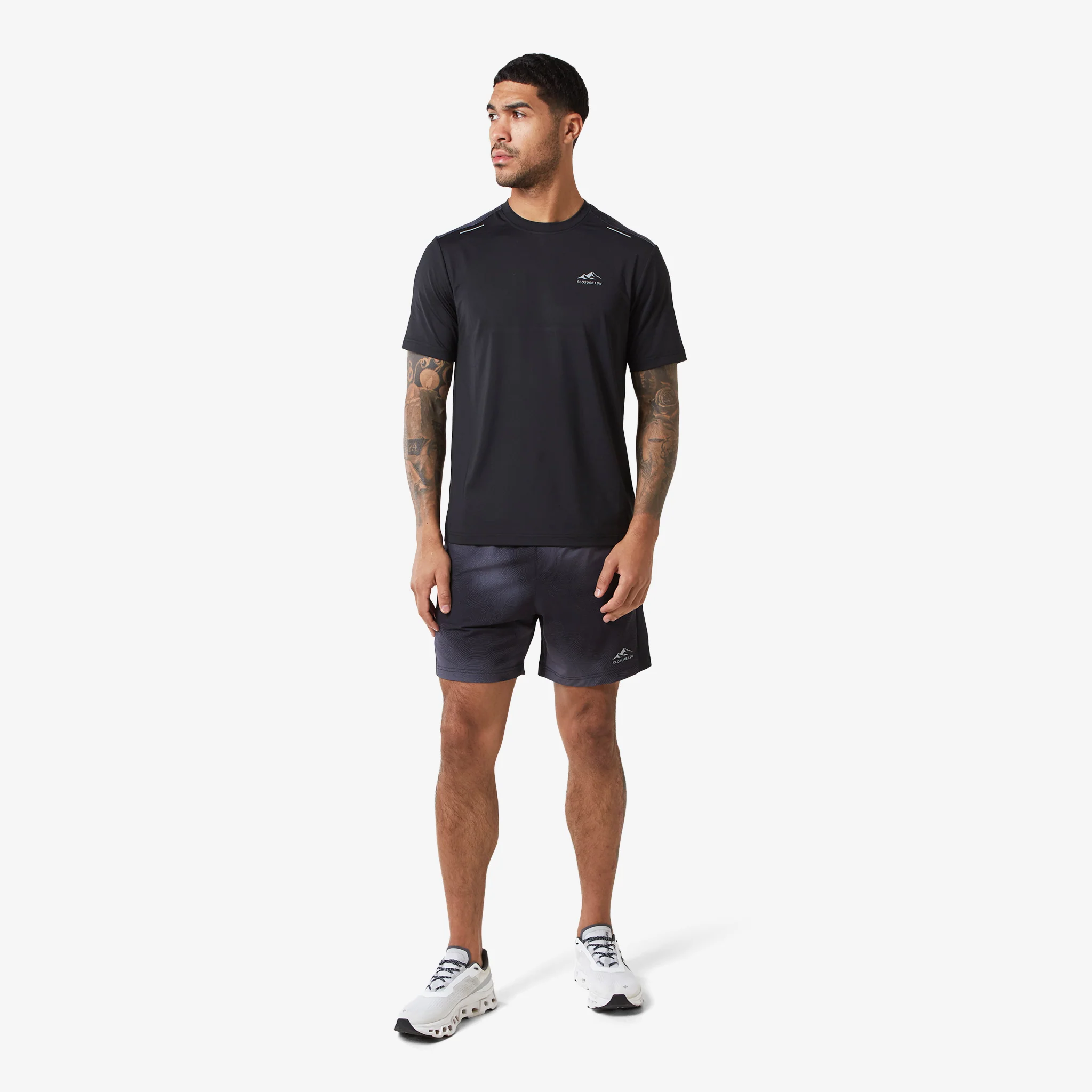 Cloud Print Twinset | Black - Image 4