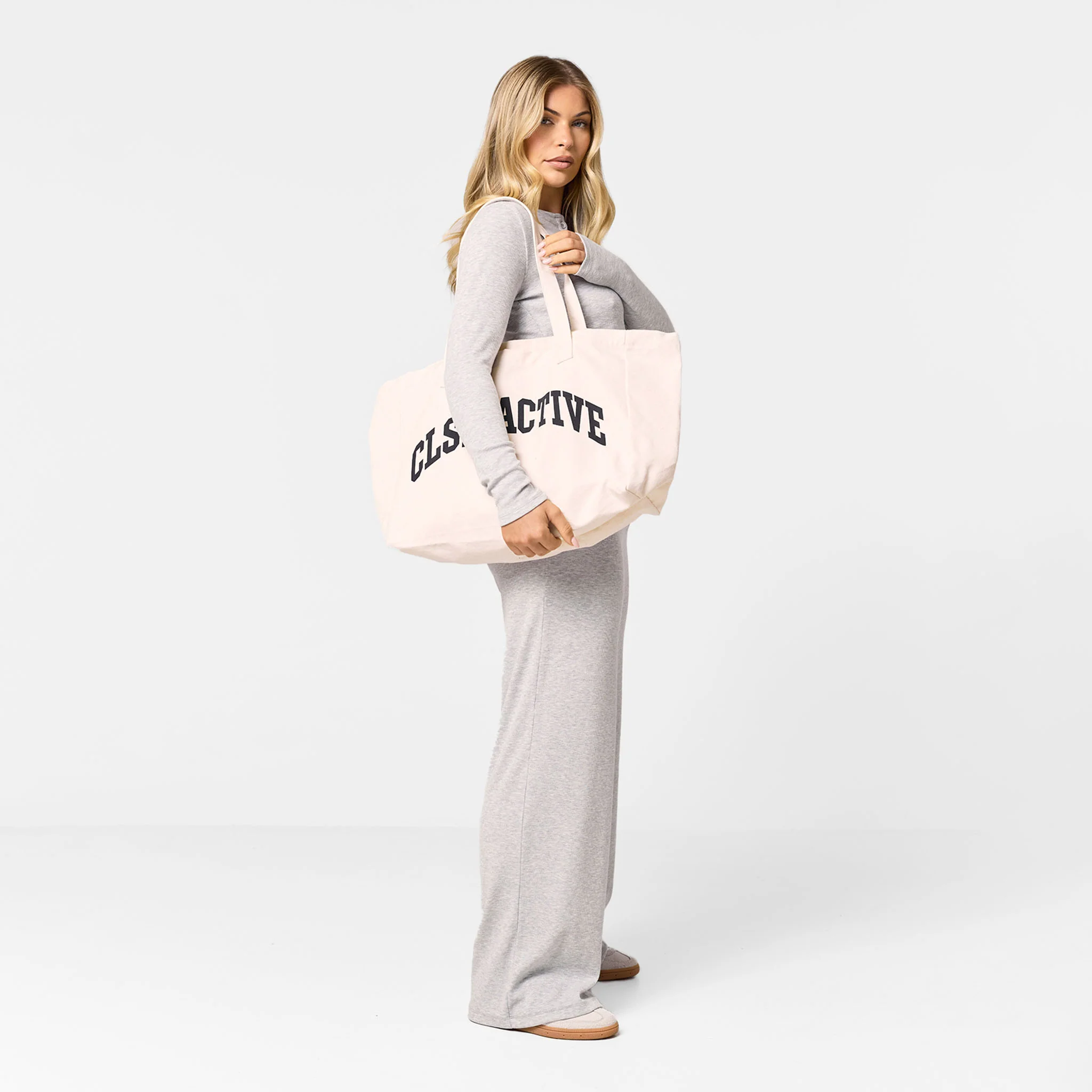 CLSR Active Heavyweight Tote Bag | Off White - Image 3