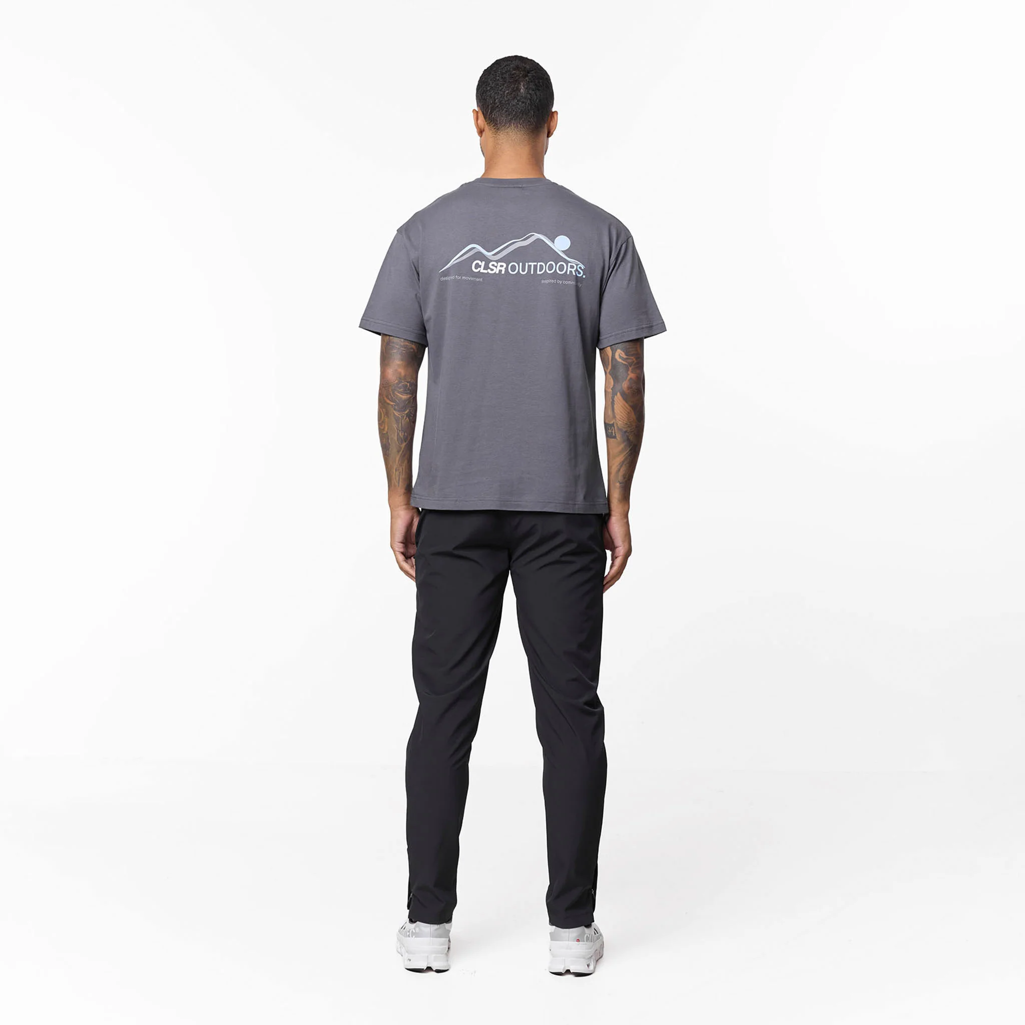 CLSR Outdoors T-Shirt | Charcoal - Image 2