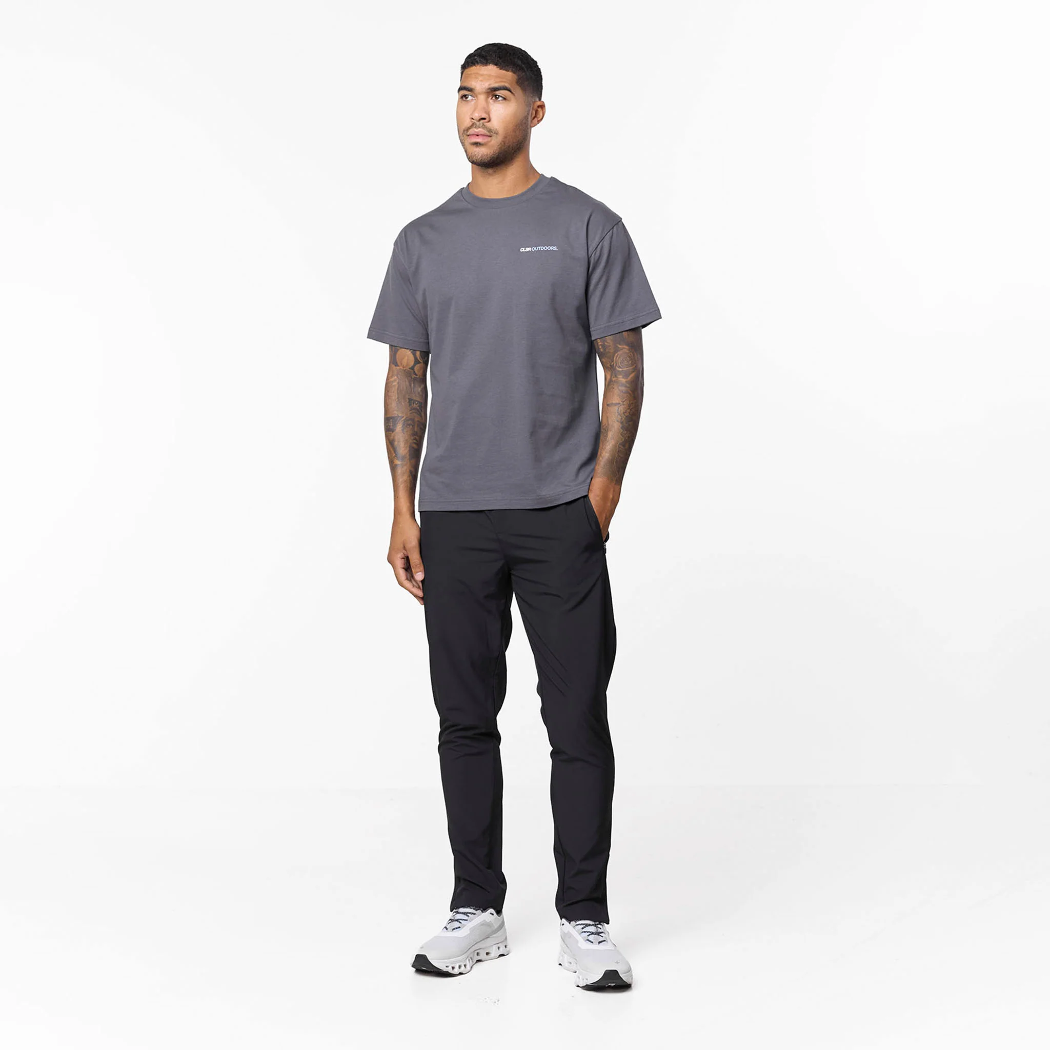 CLSR Outdoors T-Shirt | Charcoal - Image 6