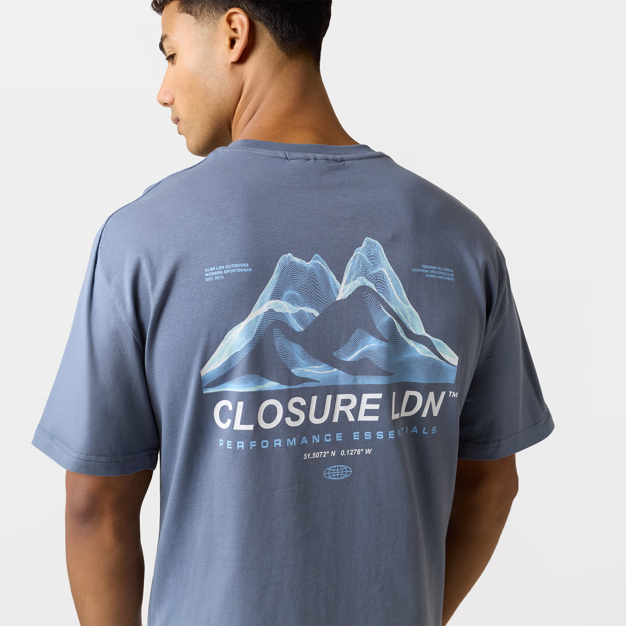 CLSR Outdoors T-Shirt | Slate Blue - Image 3