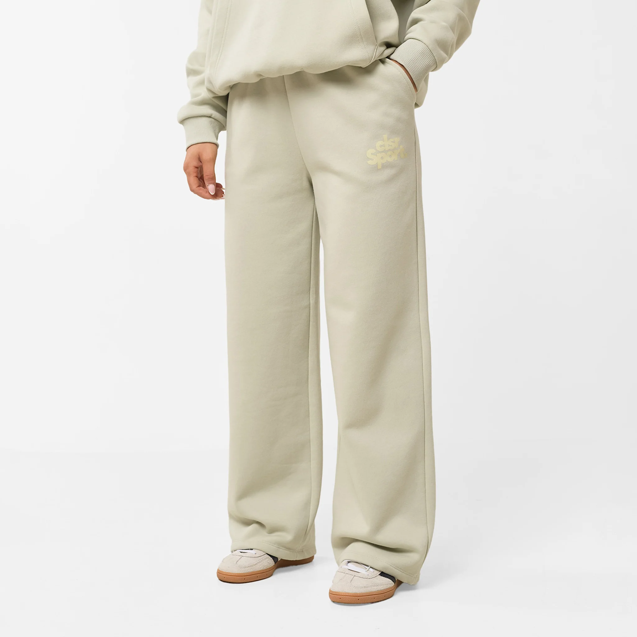 CLSR Sport Open Hem Tracksuit | Pistachio - Image 9
