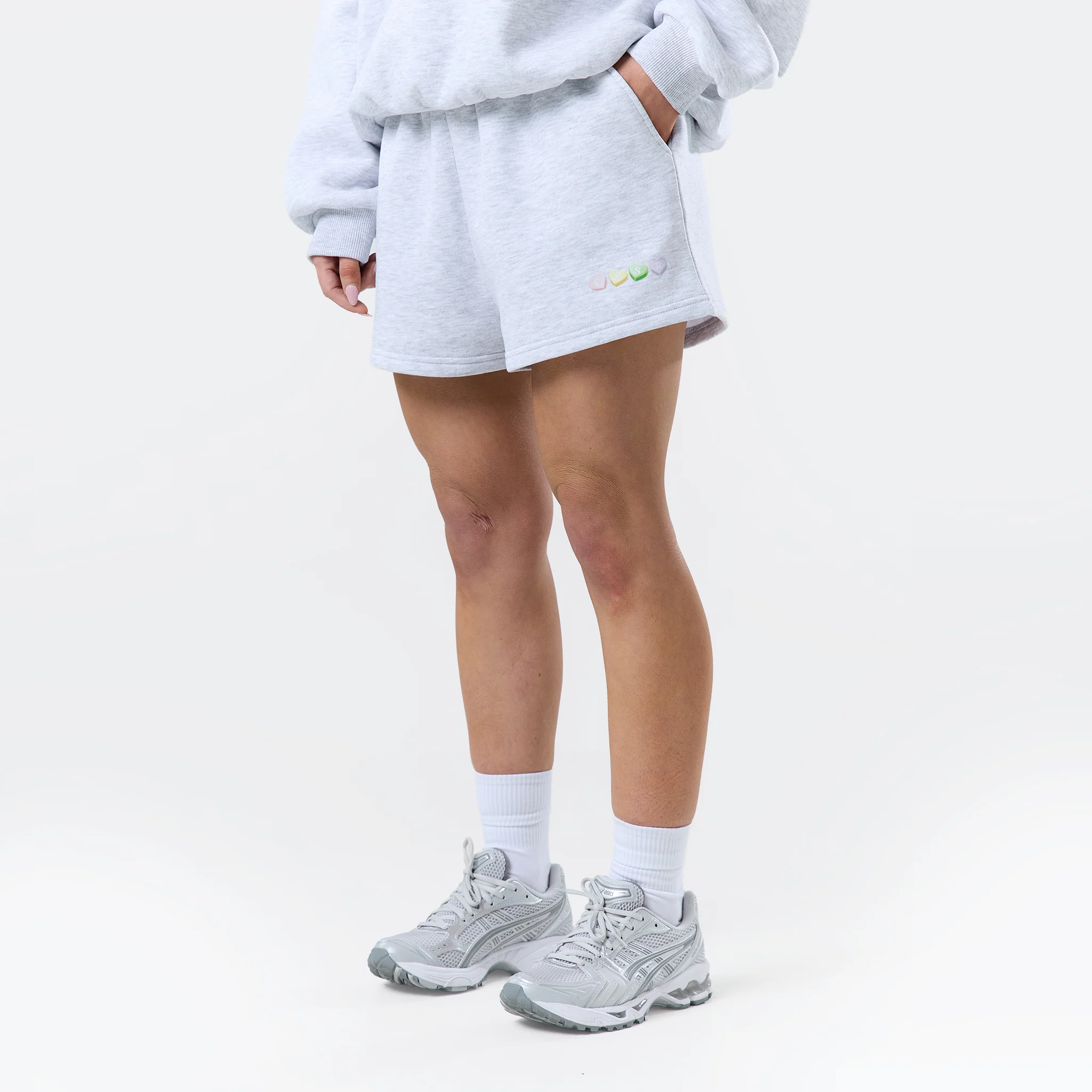 CLSR Sweets Crewneck Twinset | Grey Marl - Image 4